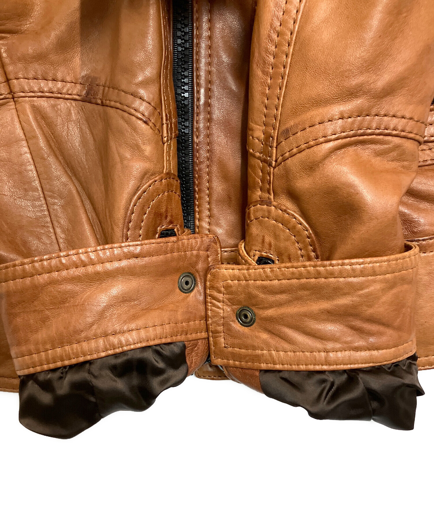 中古・古着通販】DOLCE & GABBANA (ドルチェ＆ガッバーナ) ラムレザー