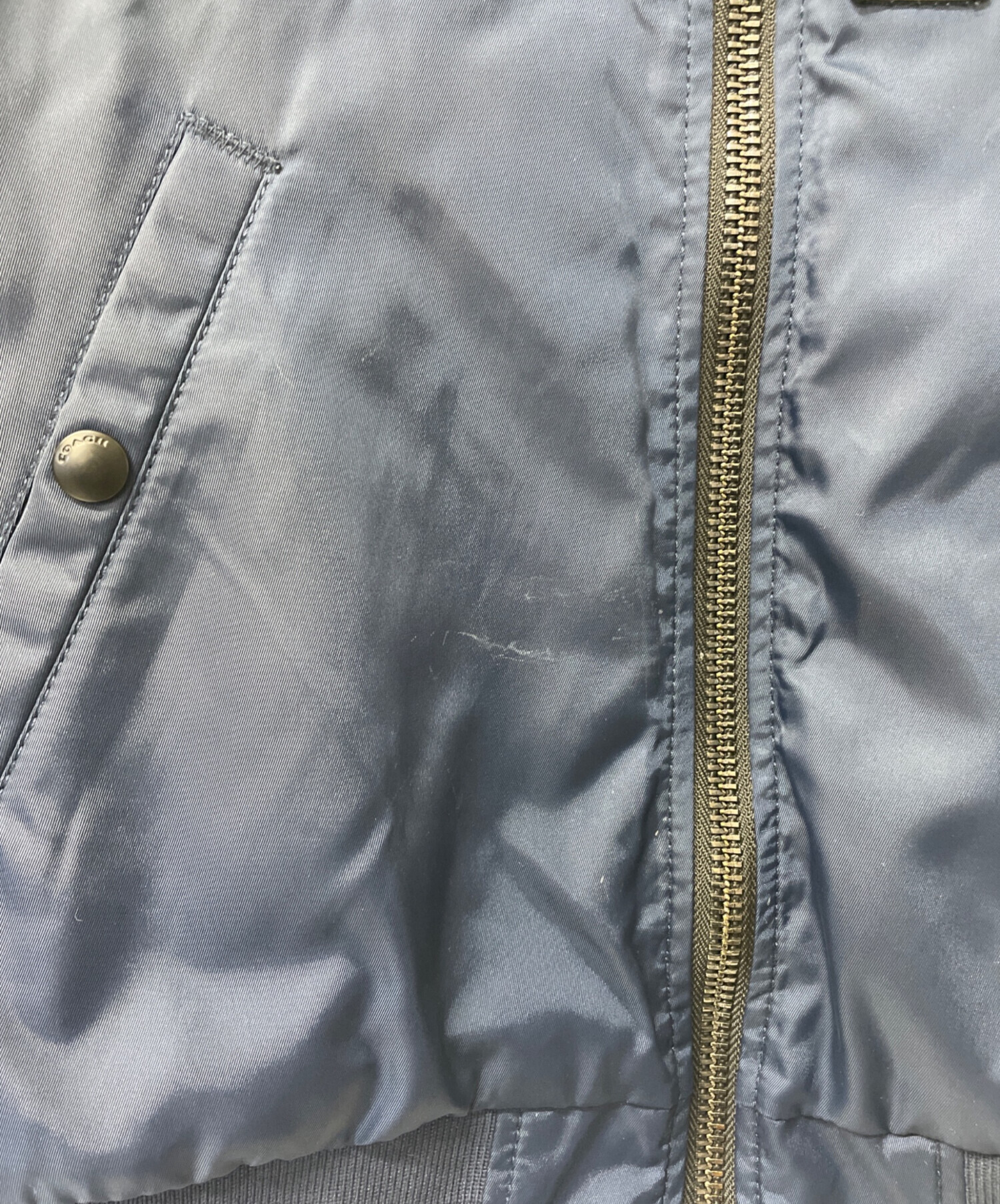 中古・古着通販】COACH (コーチ) MA-1ジャケット ネイビー サイズ:S