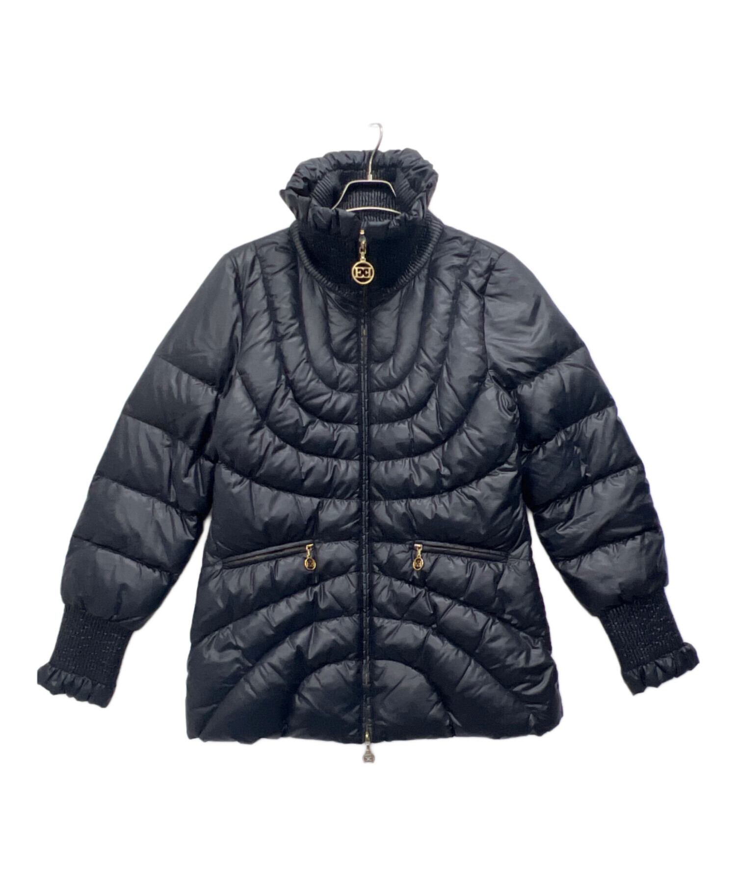 中古・古着通販】ESCADA (エスカーダ) ダウンジャケット ネイビー