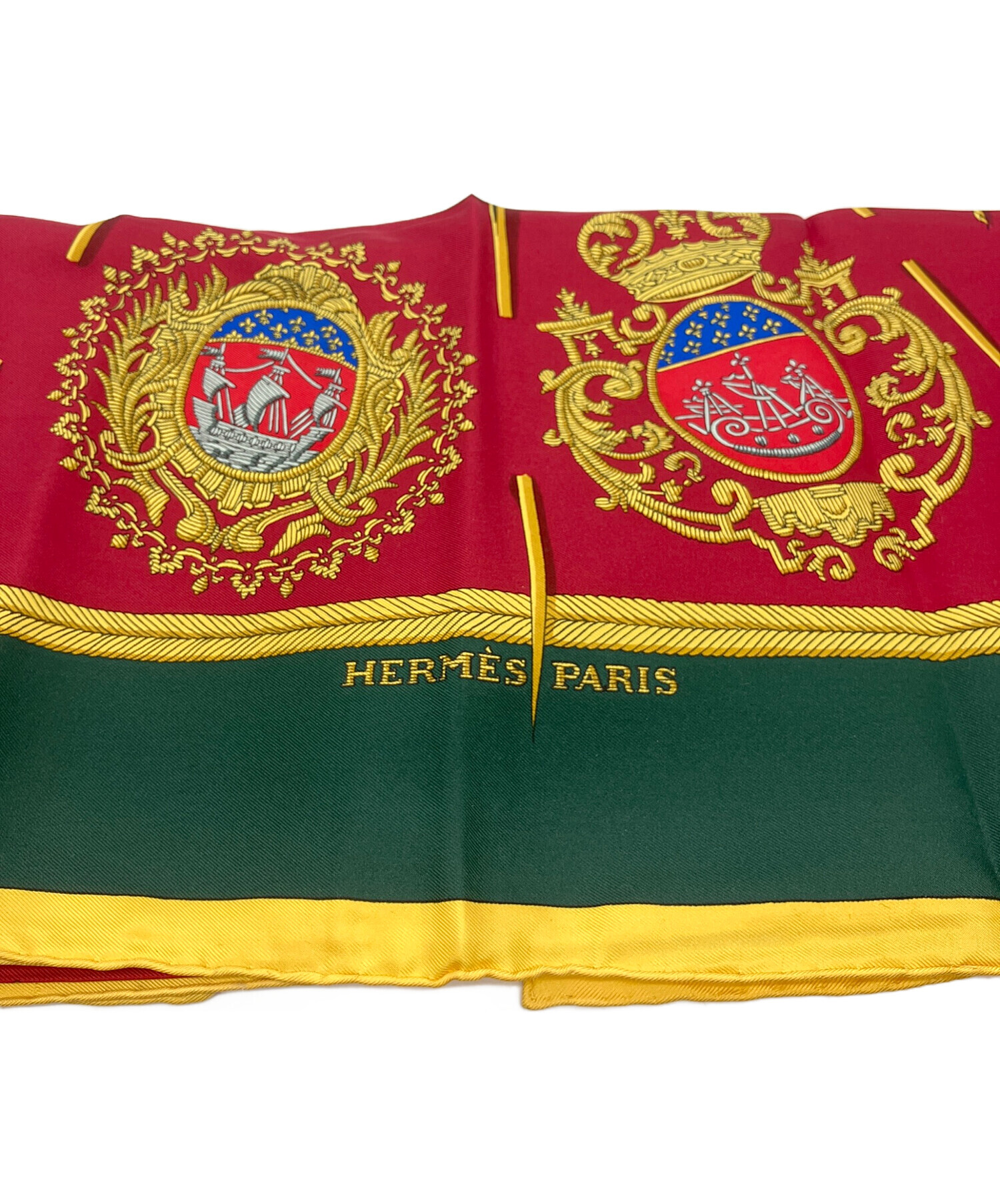 中古・古着通販】HERMES (エルメス) シルクスカーフ カレ90 パリの紋章