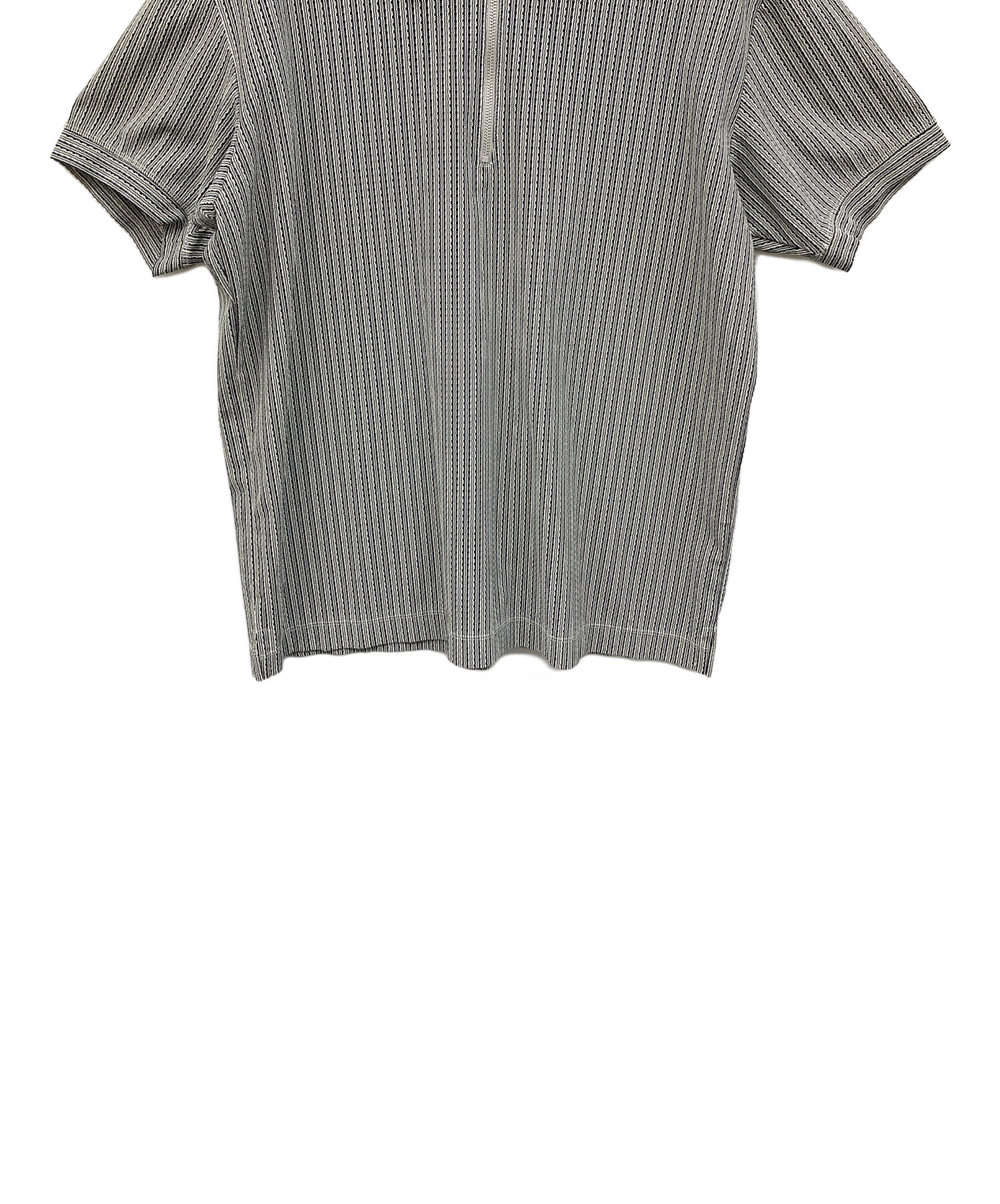 中古・古着通販】ISSEY MIYAKE (イッセイミヤケ) ハーフジップシャツ