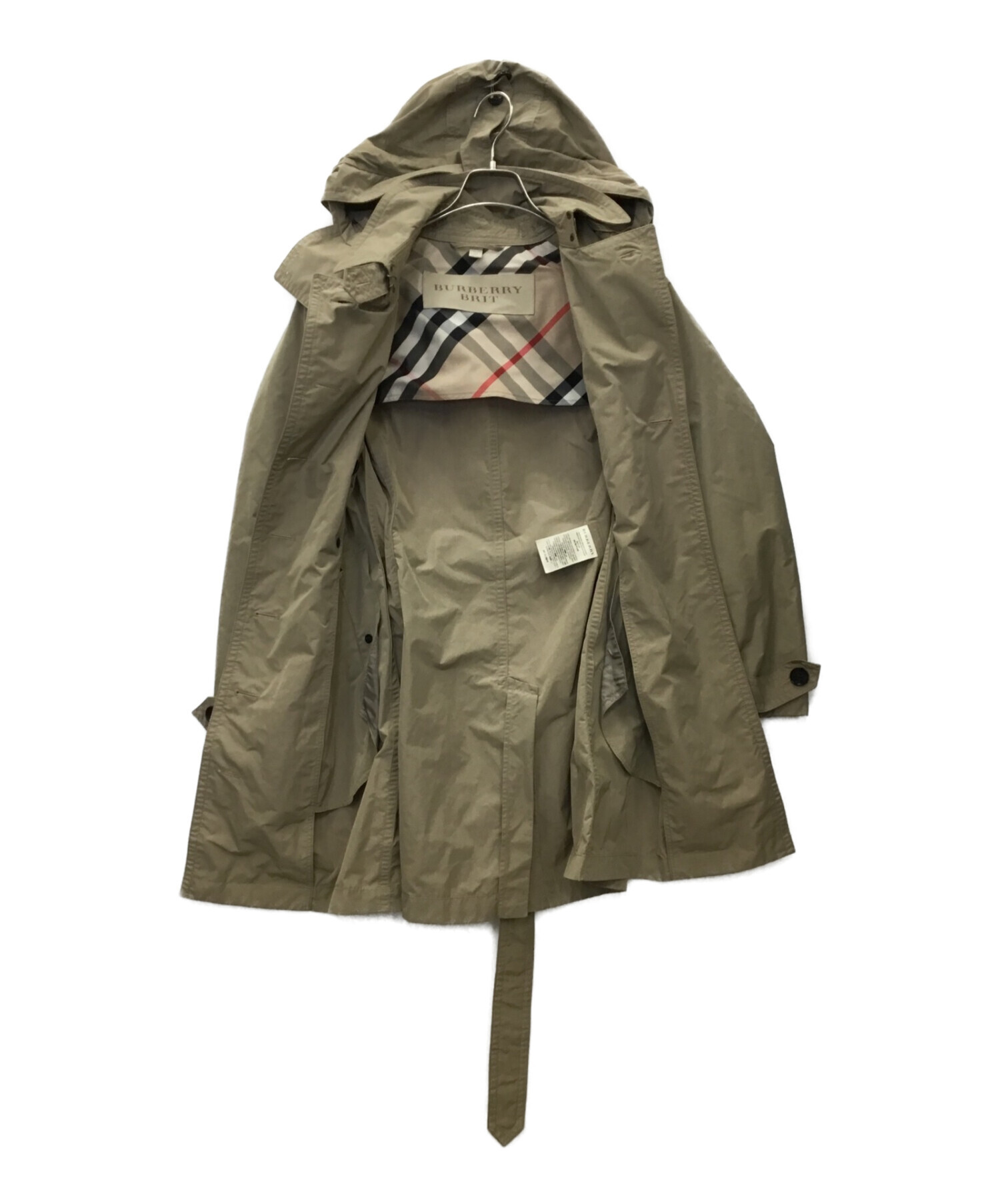中古・古着通販】BURBERRY BRIT (バーバリーブリット) トレンチコート
