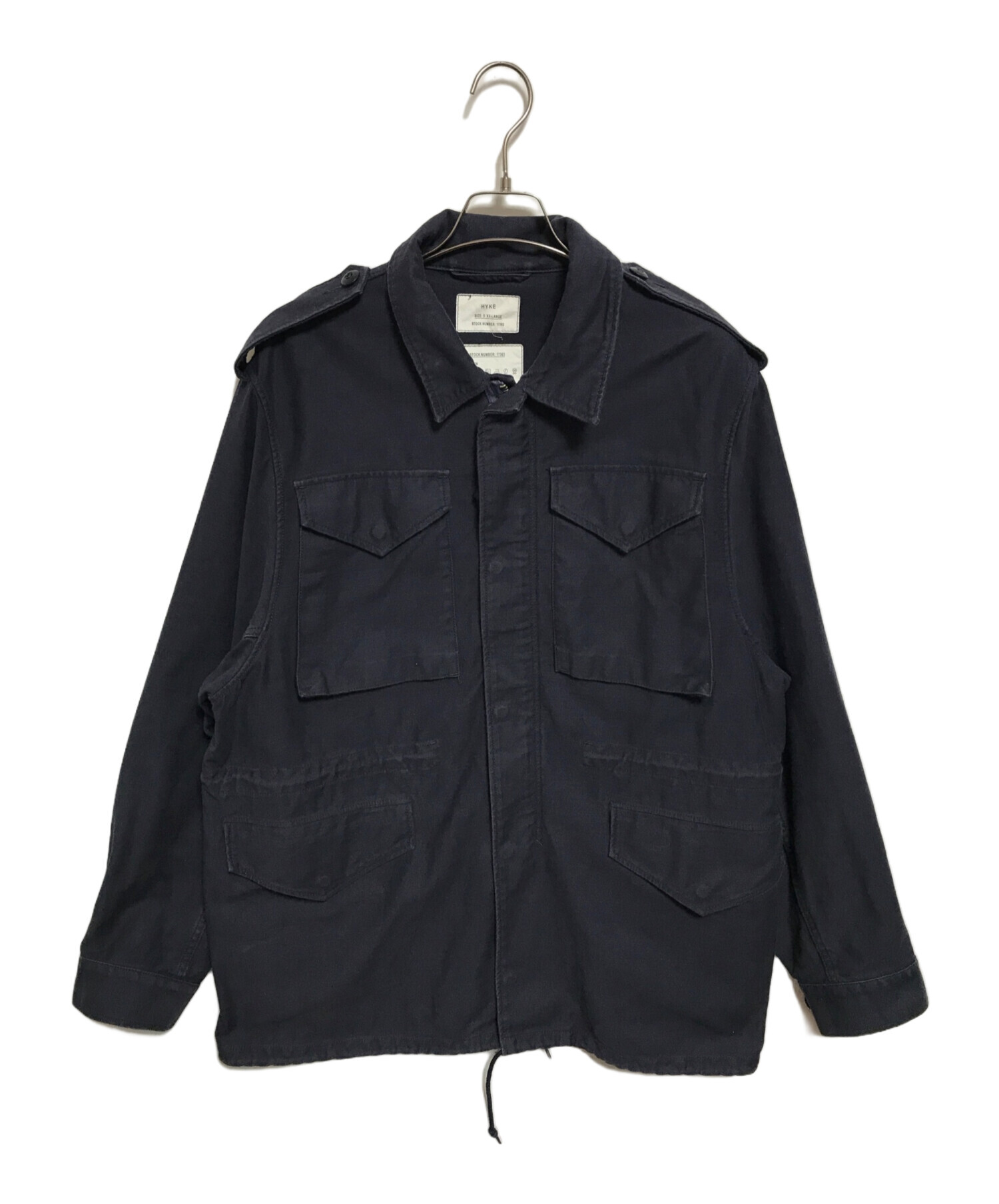 中古・古着通販】HYKE (ハイク) M-51 TYPE FIELD JACKET ネイビー