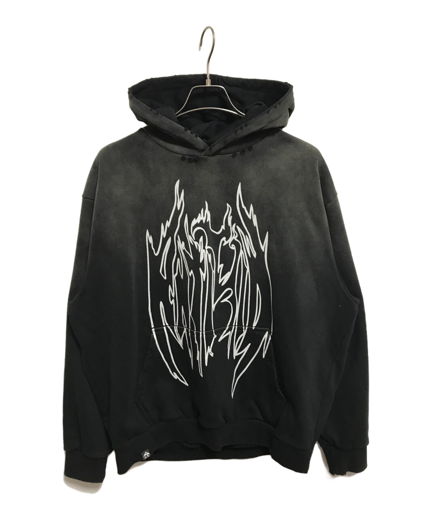 中古・古着通販】antimid (アンチミッド) PIGMENT LOGO HOODIE