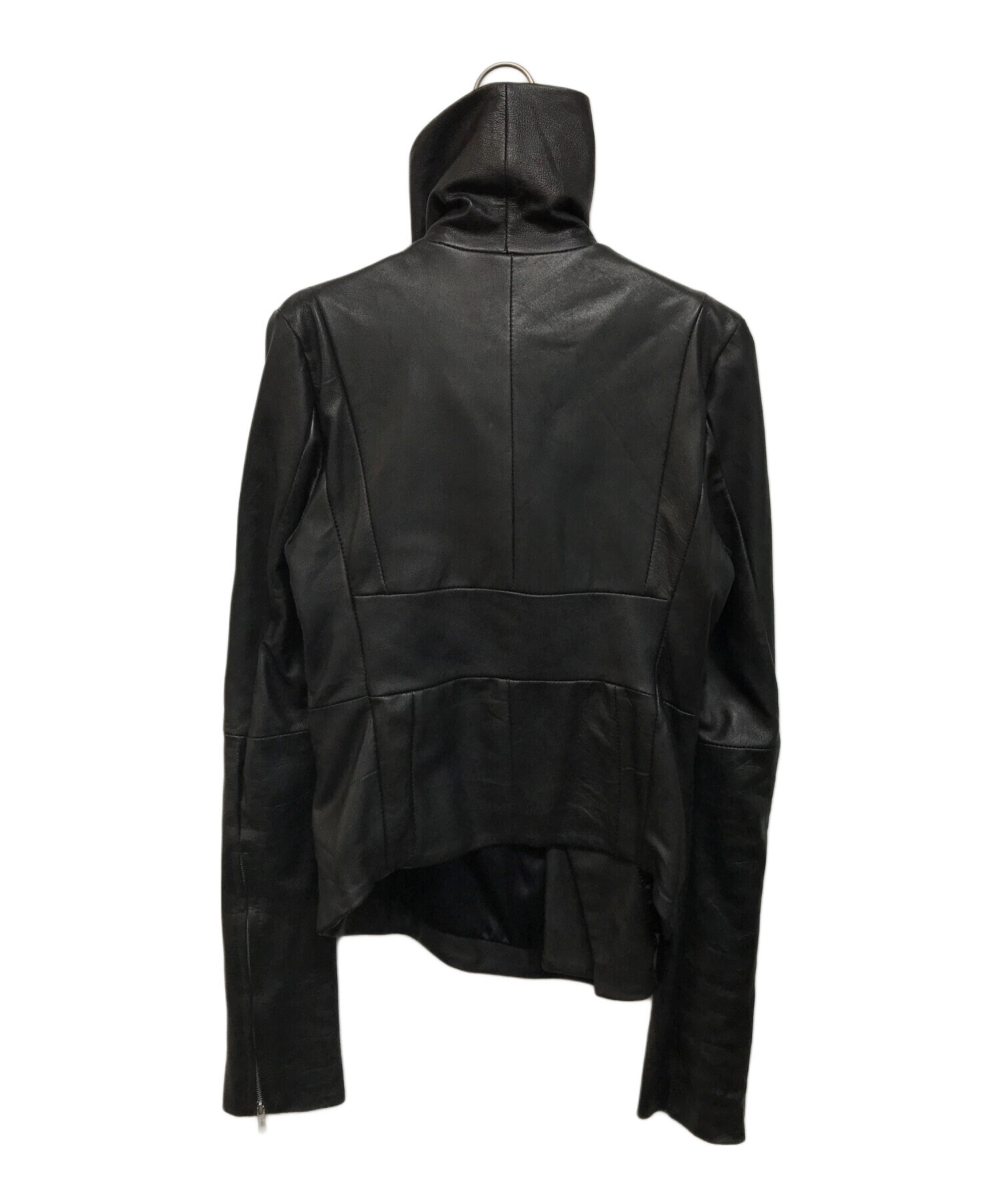 中古・古着通販】EKAM (エカム) 変形ライダースジャケット ブラック