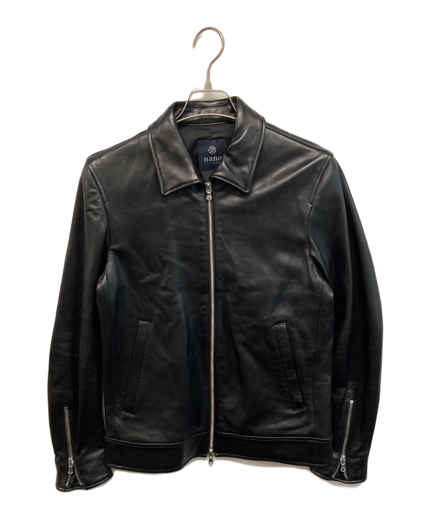 中古・古着通販】nano・universe (ナノ・ユニバース) レザージャケット