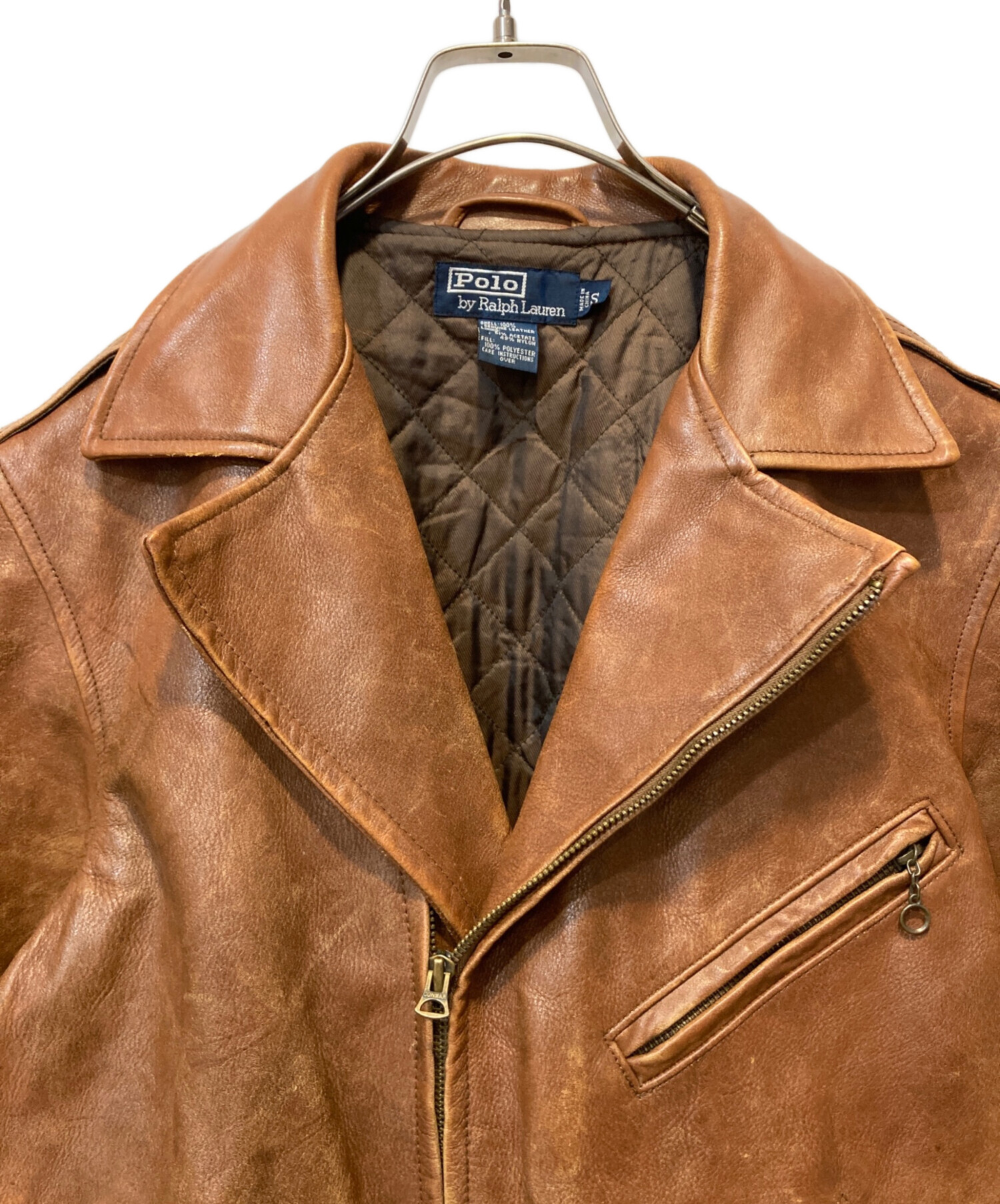 中古・古着通販】POLO RALPH LAUREN (ポロ・ラルフローレン) レザー