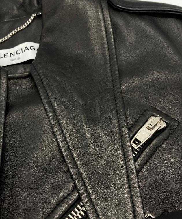 中古・古着通販】BALENCIAGA (バレンシアガ) ラムレザースカーフ