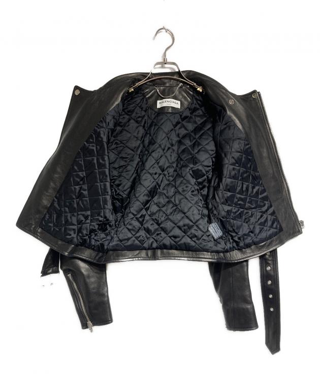 中古・古着通販】BALENCIAGA (バレンシアガ) ラムレザースカーフ