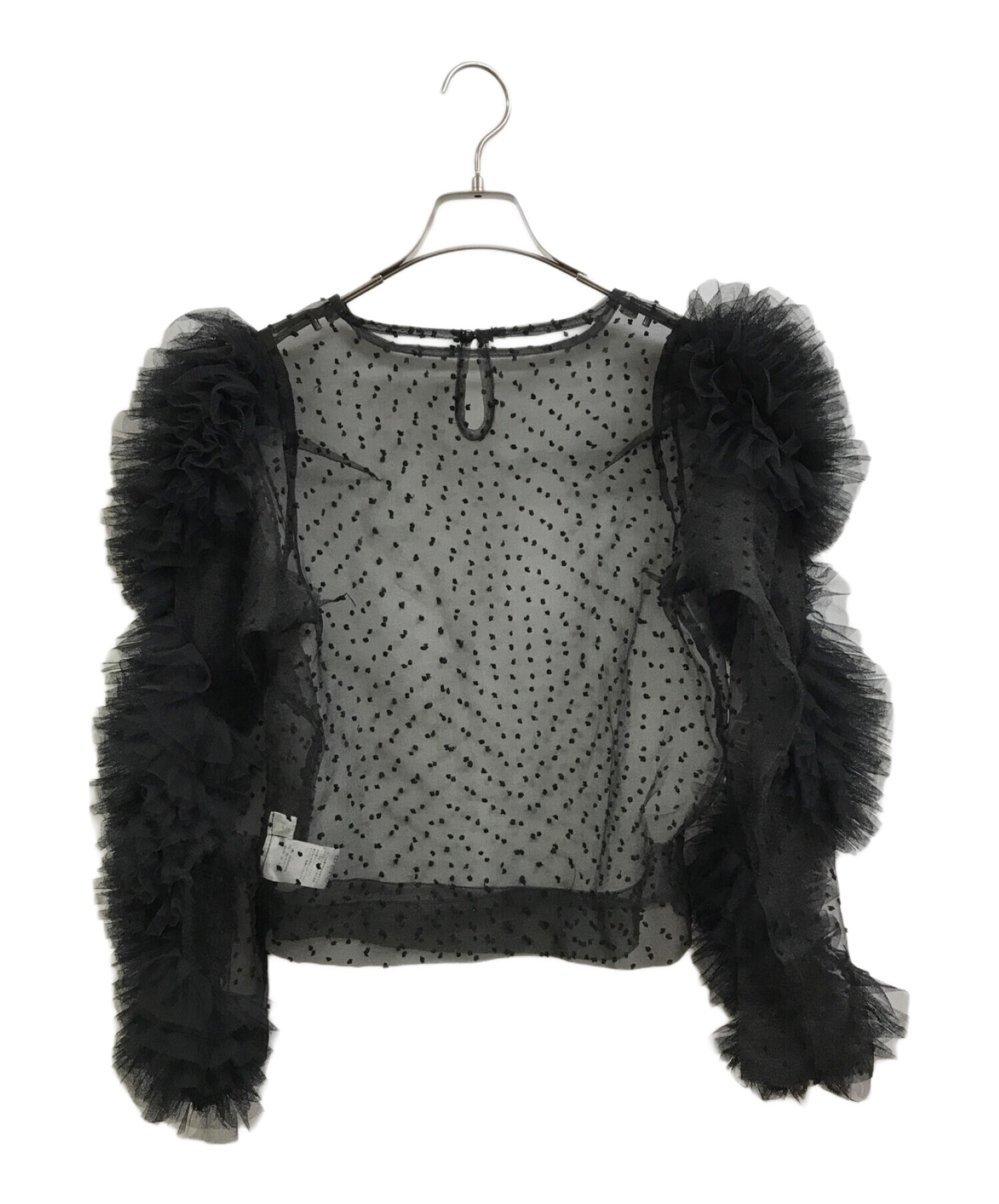 中古・古着通販】bibiy (ビビィ) チュールドット柄シアートップス