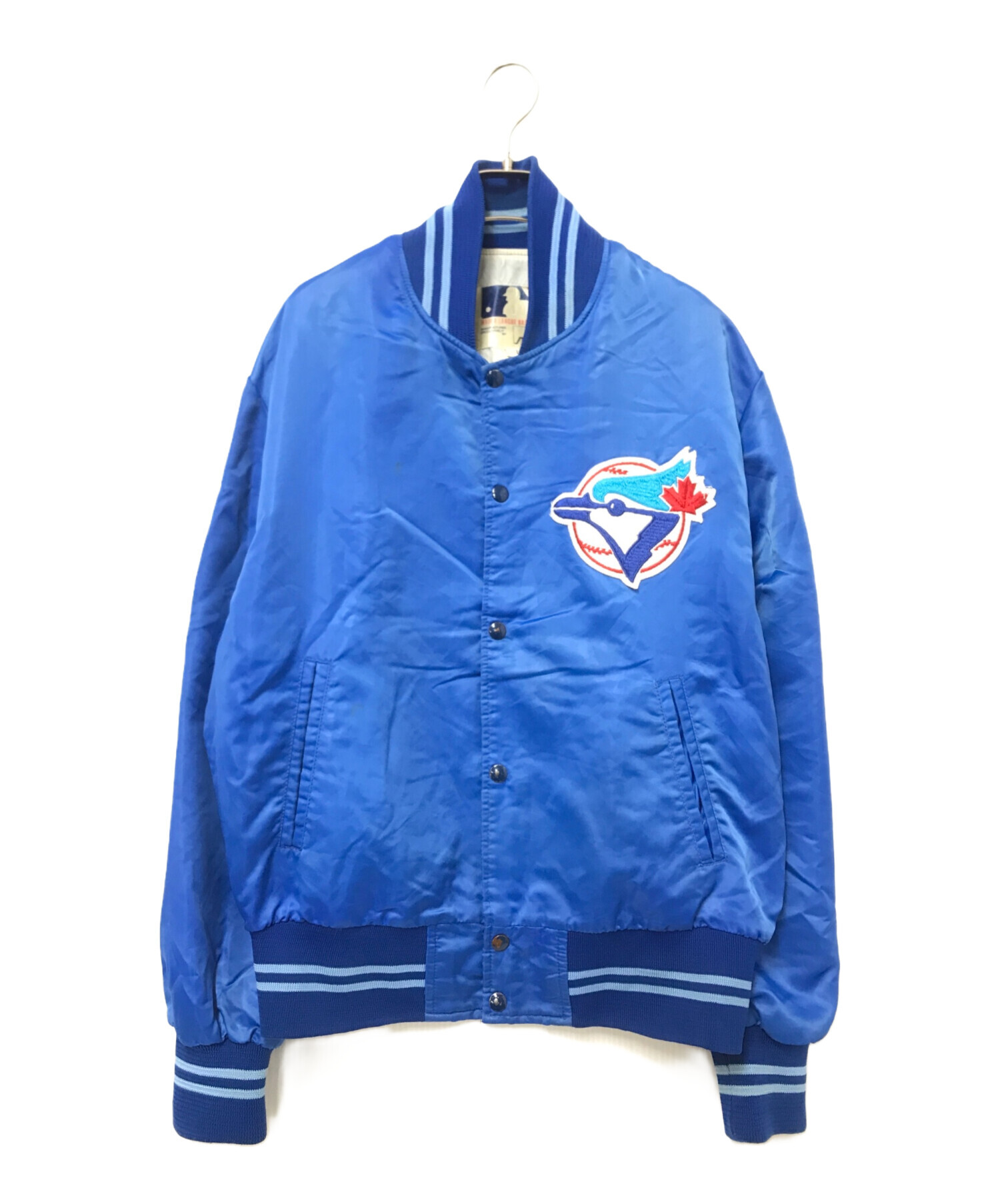 中古・古着通販】MLB (エムエルビー) ブルージェイズスタジャン ブルー