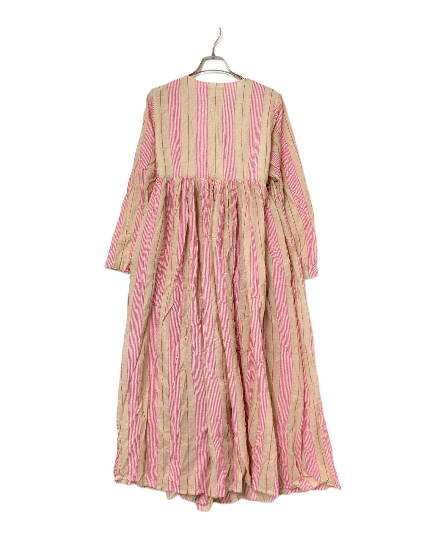 中古・古着通販】ne quittez pas (ヌキテパ) ボイルストライプガウン