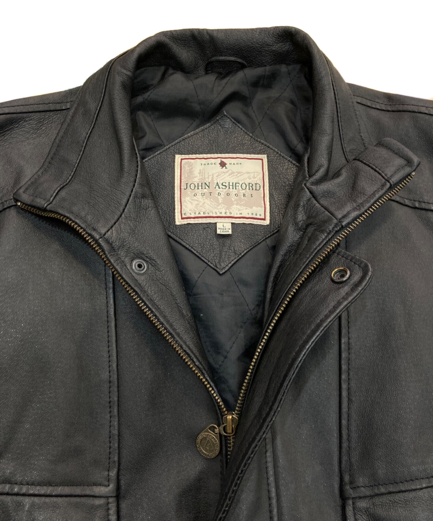 中古・古着通販】JOHN ASHFORD (ジョン アッシュフォード) レザー