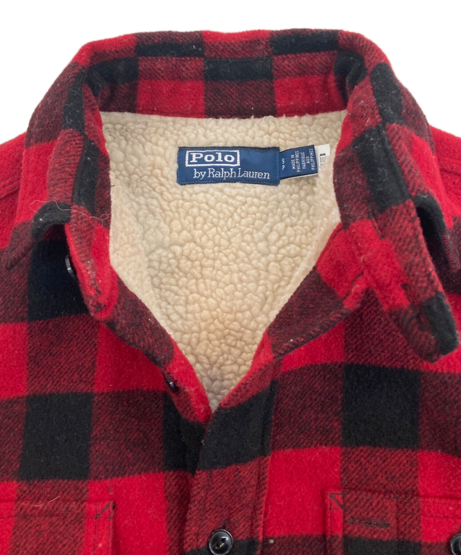 中古・古着通販】POLO RALPH LAUREN (ポロ・ラルフローレン) 裏地ボア