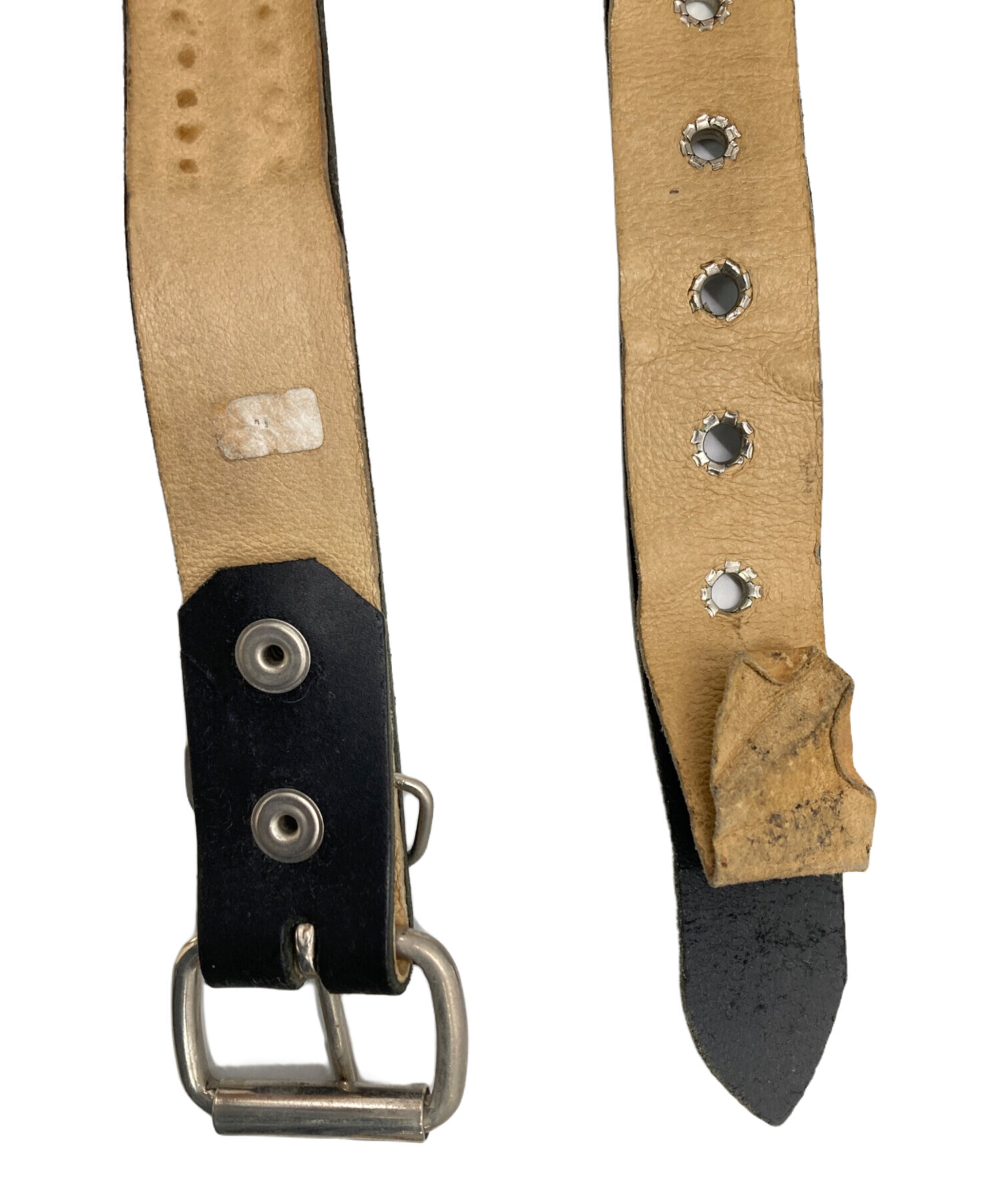 中古・古着通販】Wendy's (ウェンディーズ) 2連スタッズレザーベルト