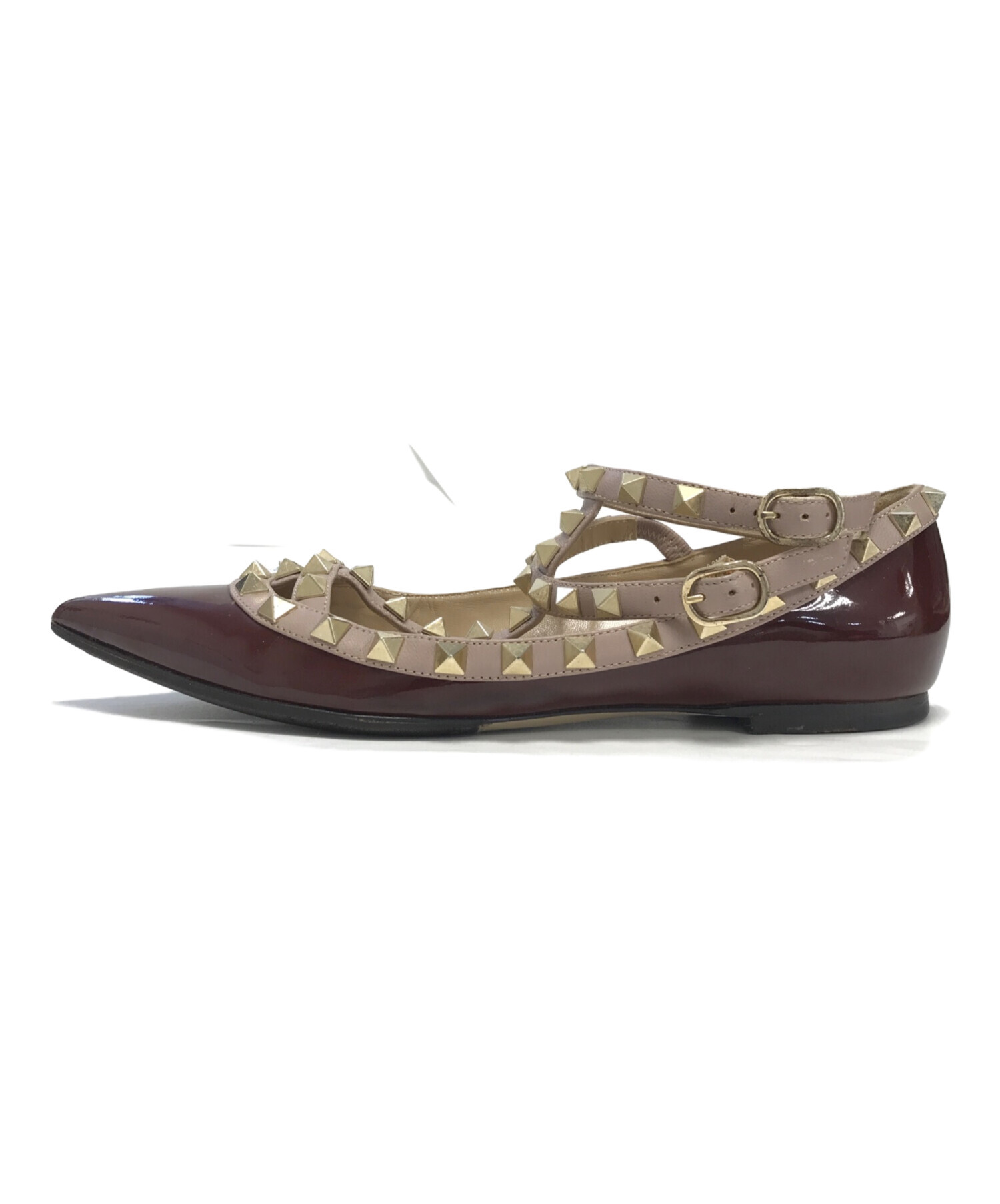 中古・古着通販】VALENTINO (ヴァレンティノ) スタッズフラット