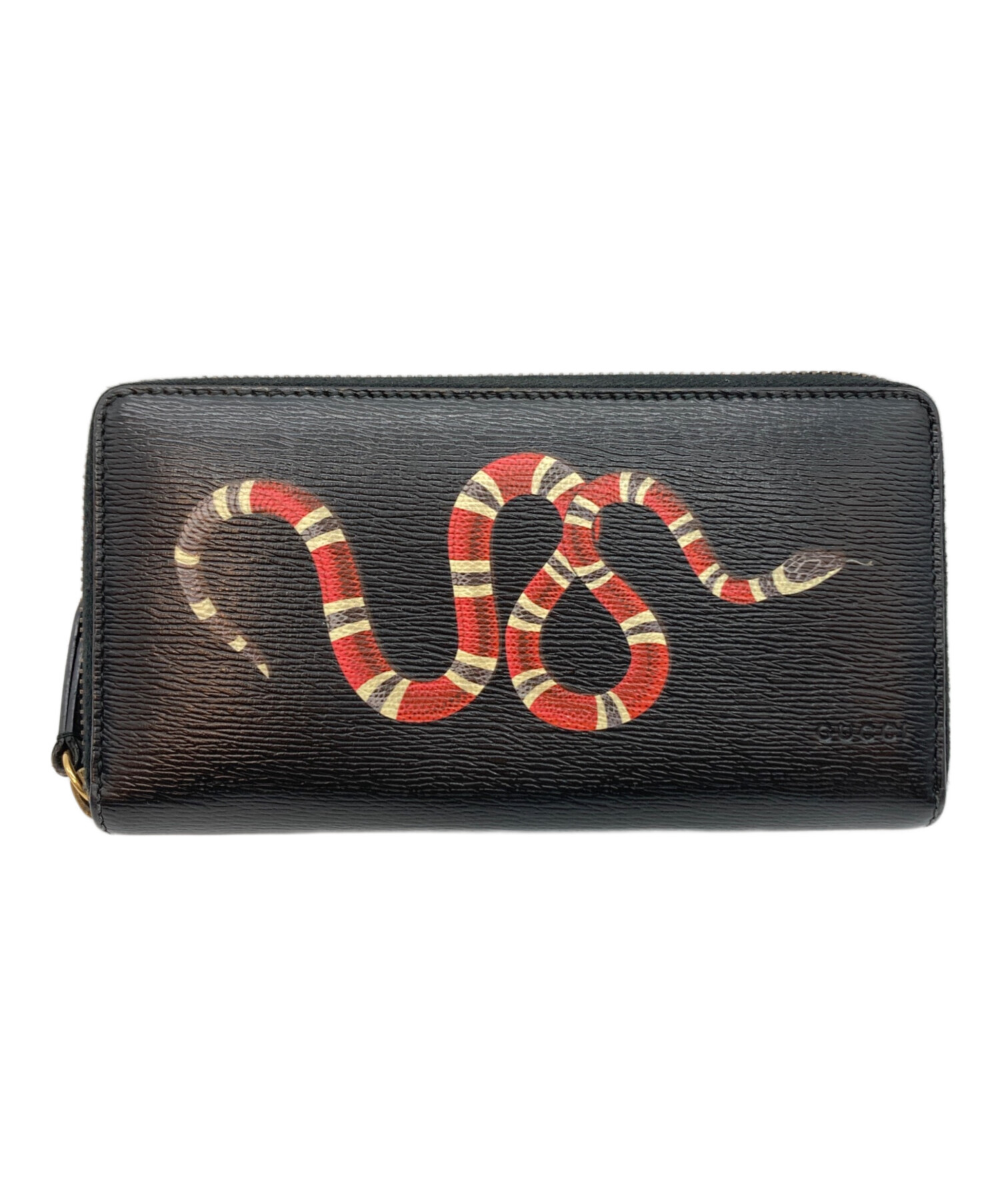 中古・古着通販】GUCCI (グッチ) キングスネークラウンドファスナー