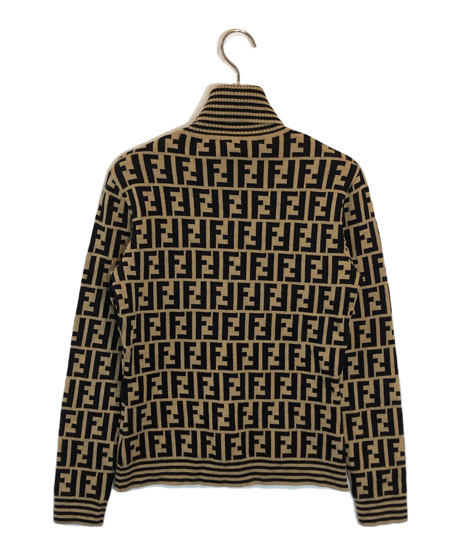 中古・古着通販】FENDI (フェンディ) ズッカ柄 タートルネック ニット
