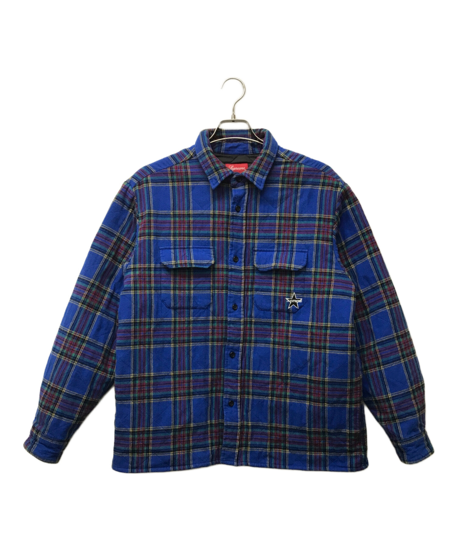 中古・古着通販】Supreme (シュプリーム) 21FW Quilted Plaid Flannel