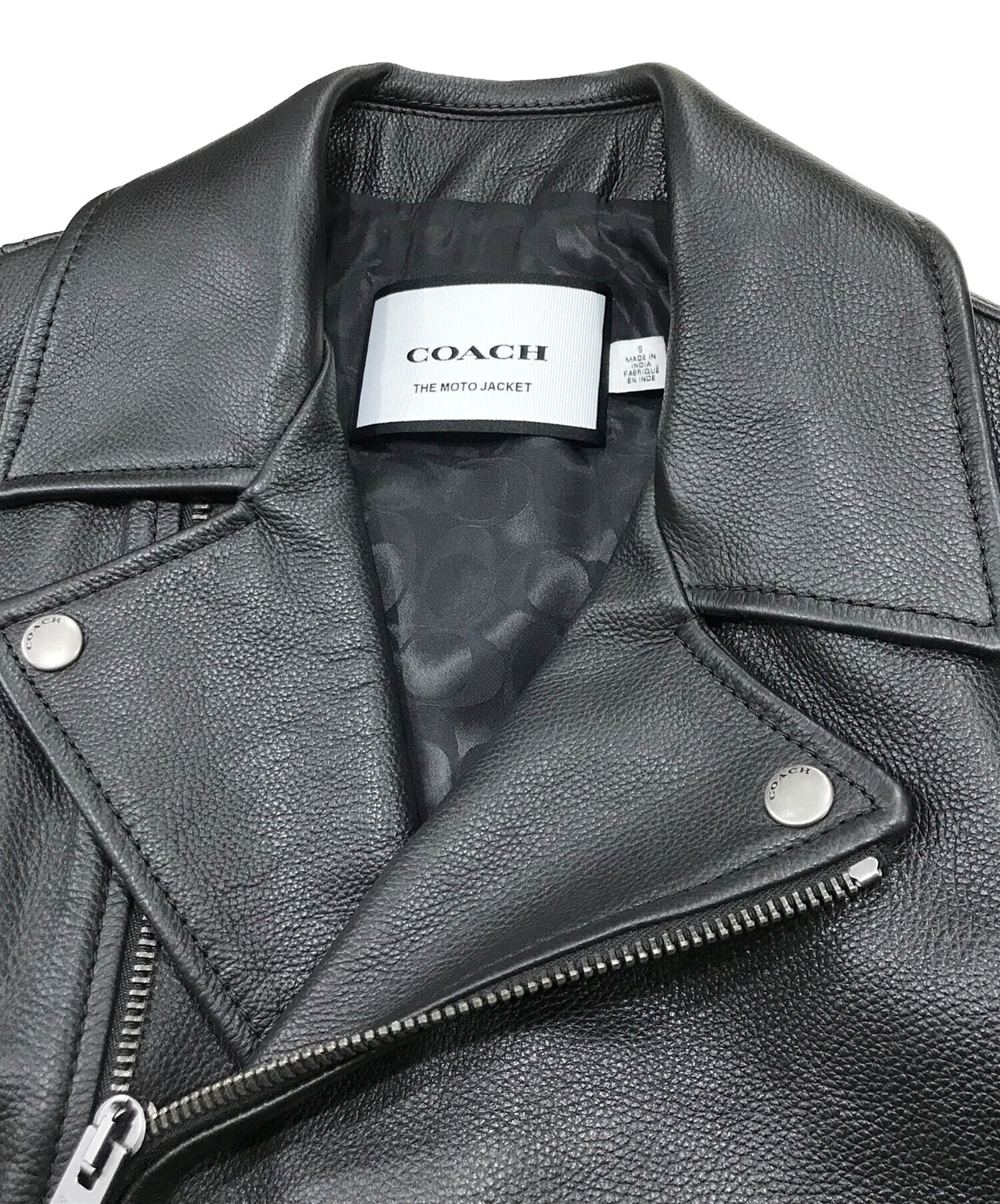 中古・古着通販】COACH (コーチ) ライダース MOTO レザージャケット
