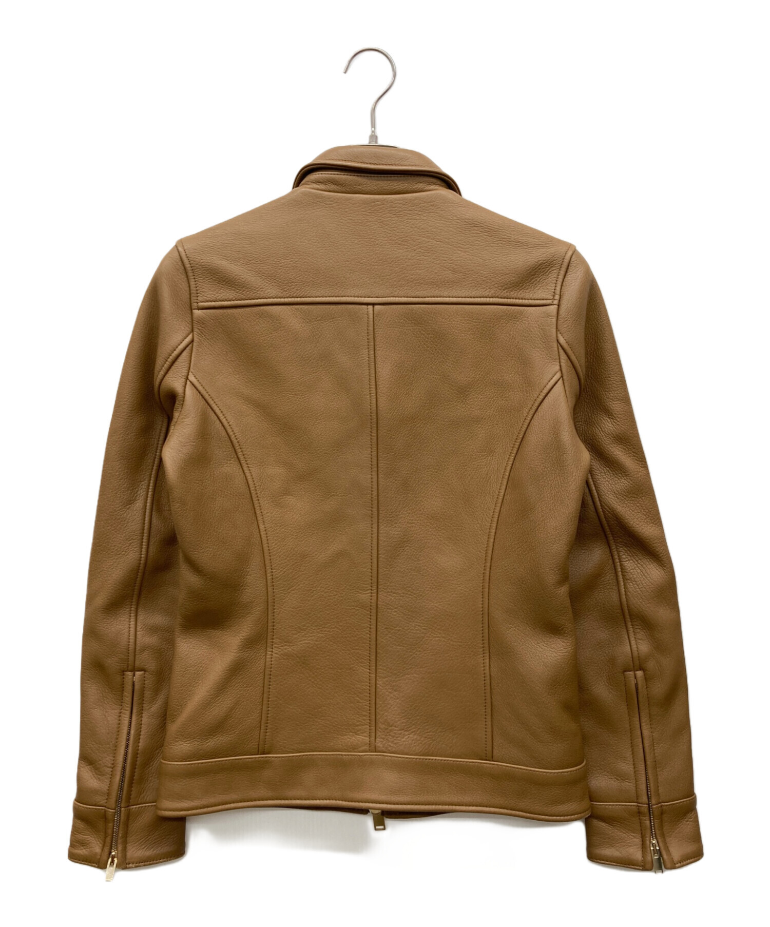 中古・古着通販】Junhashimoto (ジュンハシモト) ZIP LEATHER SHIRTS