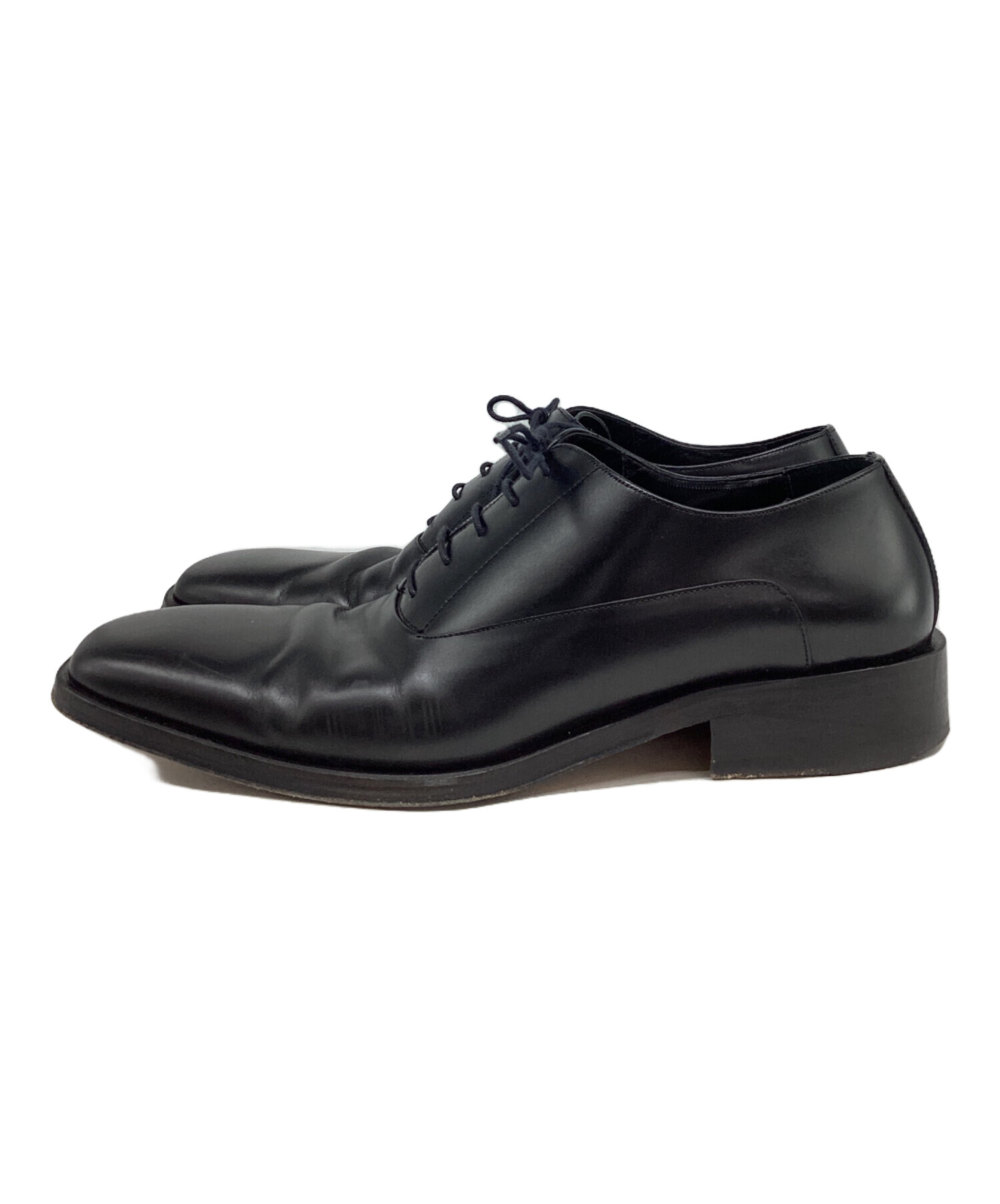 中古・古着通販】GUCCI (グッチ) スクエアトゥ レースアップ レザー