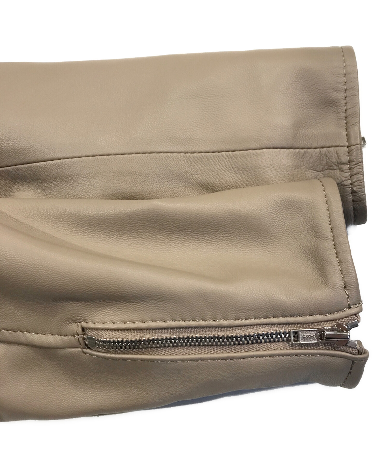 中古・古着通販】23区 (ニジュウサンク) シープレザー ライダース