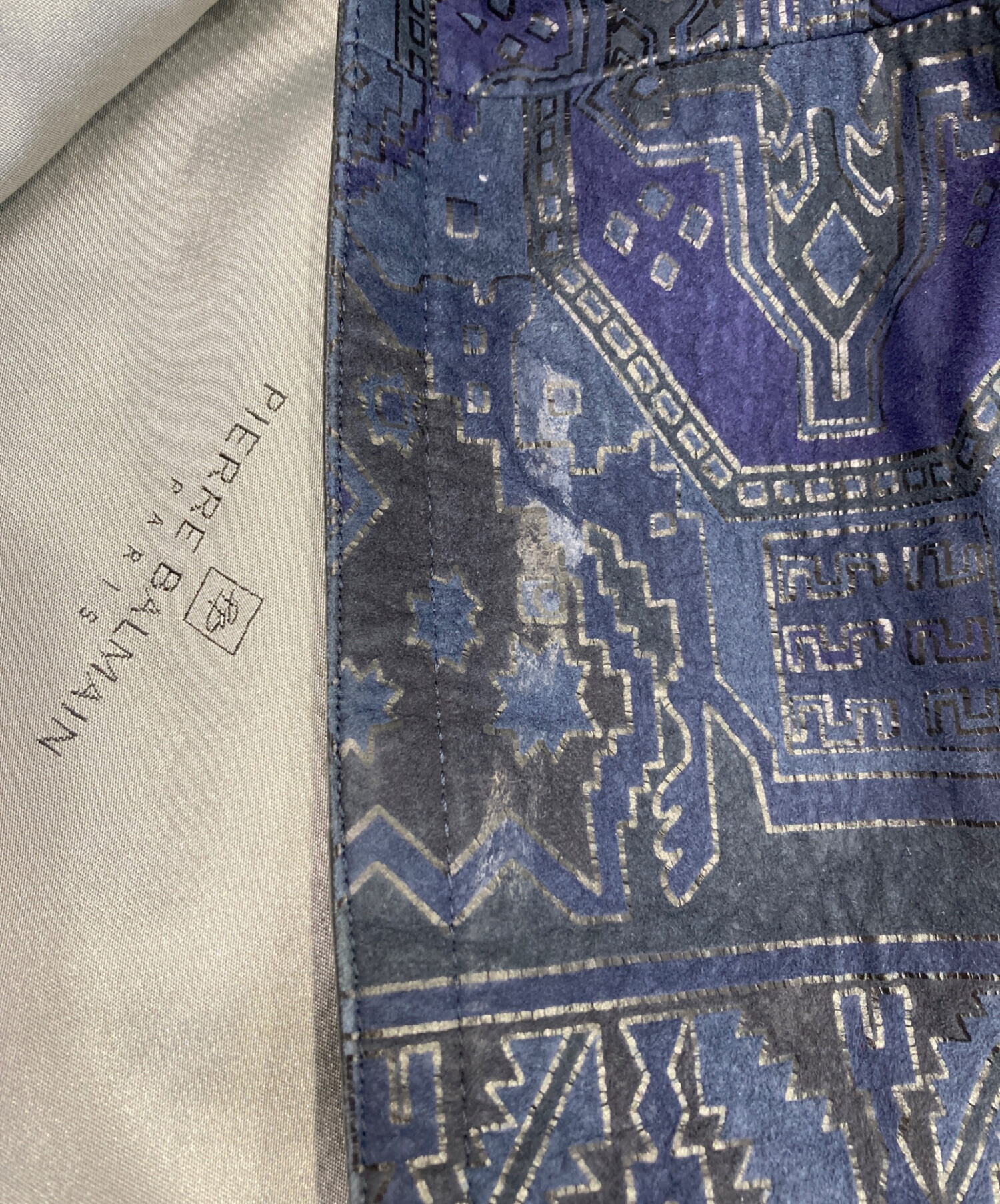 中古・古着通販】PIERRE BALMAIN (ピエール バルマン) レザーコート