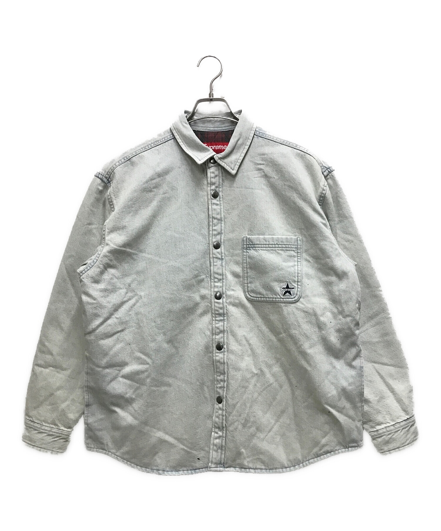 中古・古着通販】SUPREME (シュプリーム) Quilted Lined Denim Snap