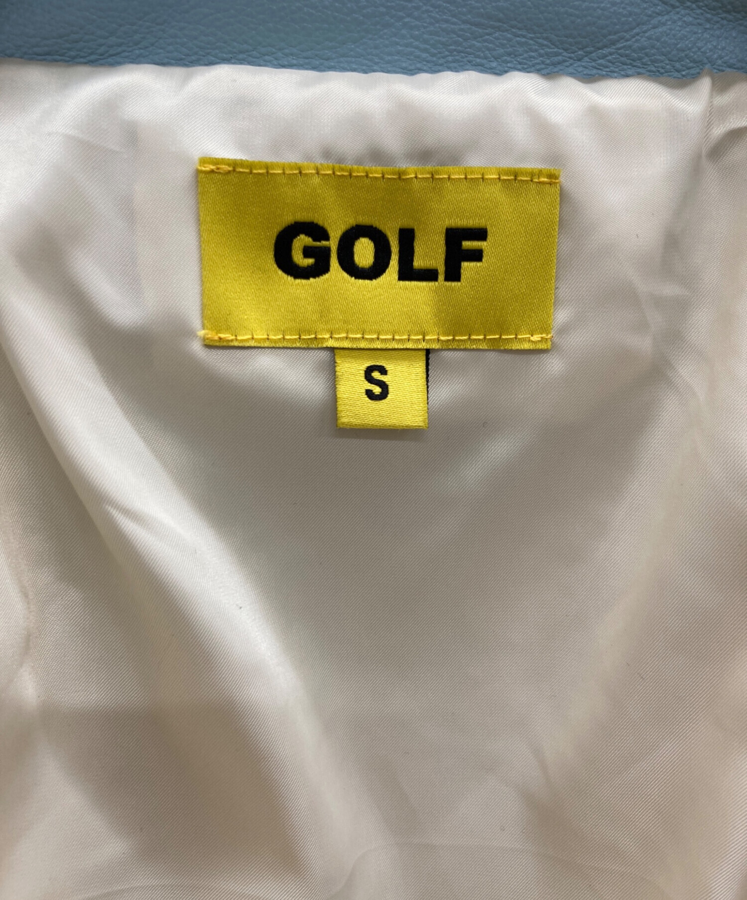 中古・古着通販】GOLF WANG (ゴルフワン) レザージャケット スカイ