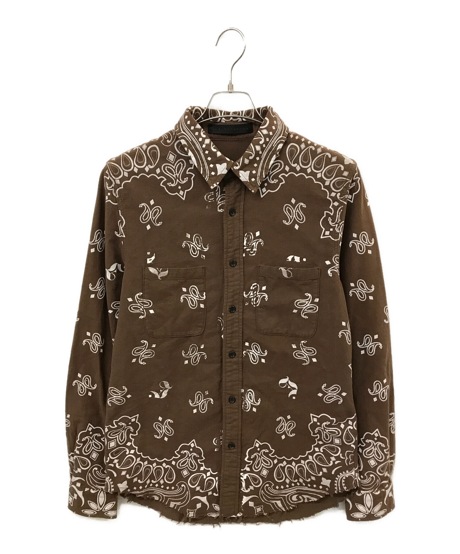 中古・古着通販】JUN/NAKAYAMA (ジュン ナカヤマ) PAISLEY SHIRT / BRW