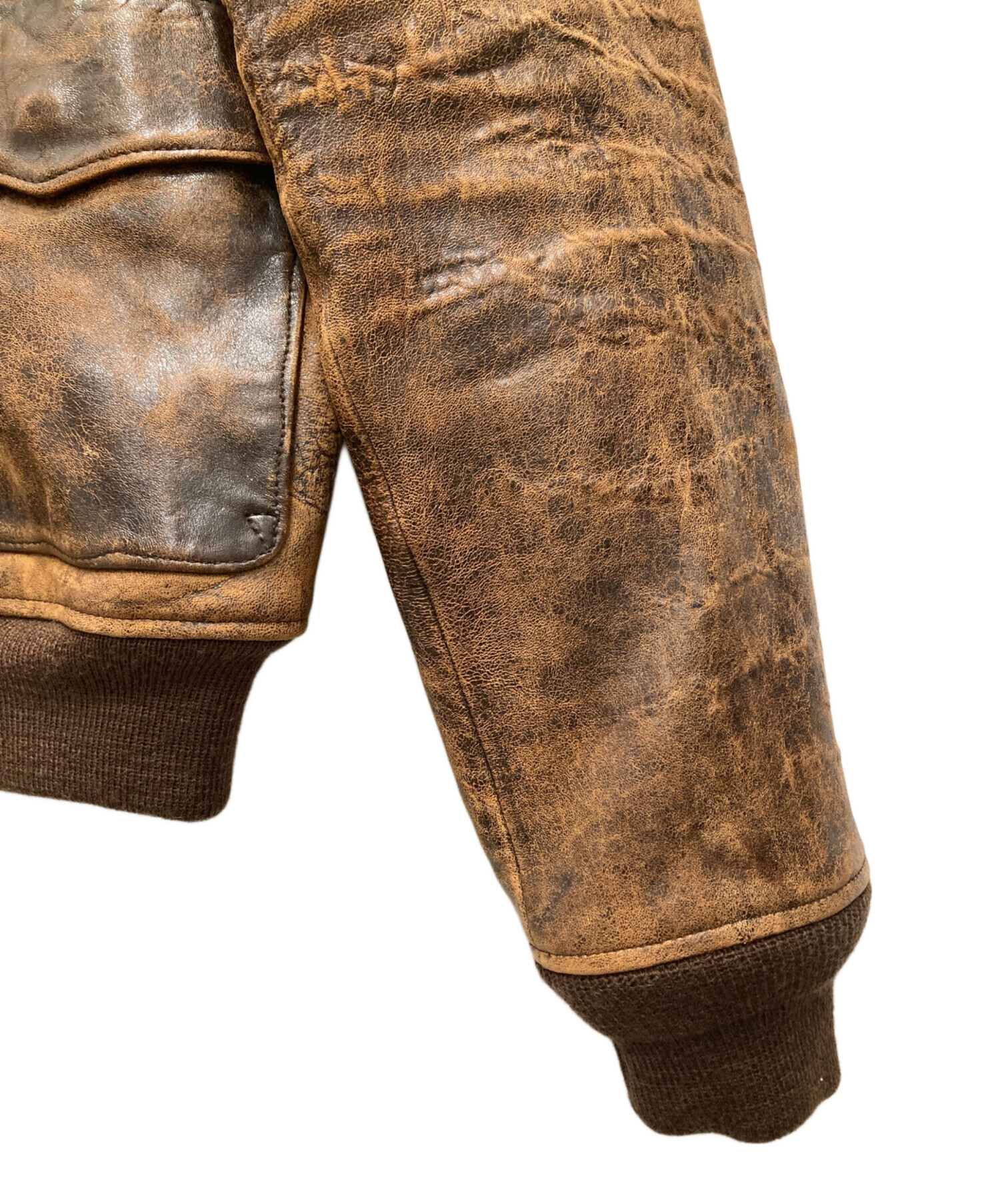 中古・古着通販】POLO RALPH LAUREN (ポロ・ラルフローレン) A-2レザー