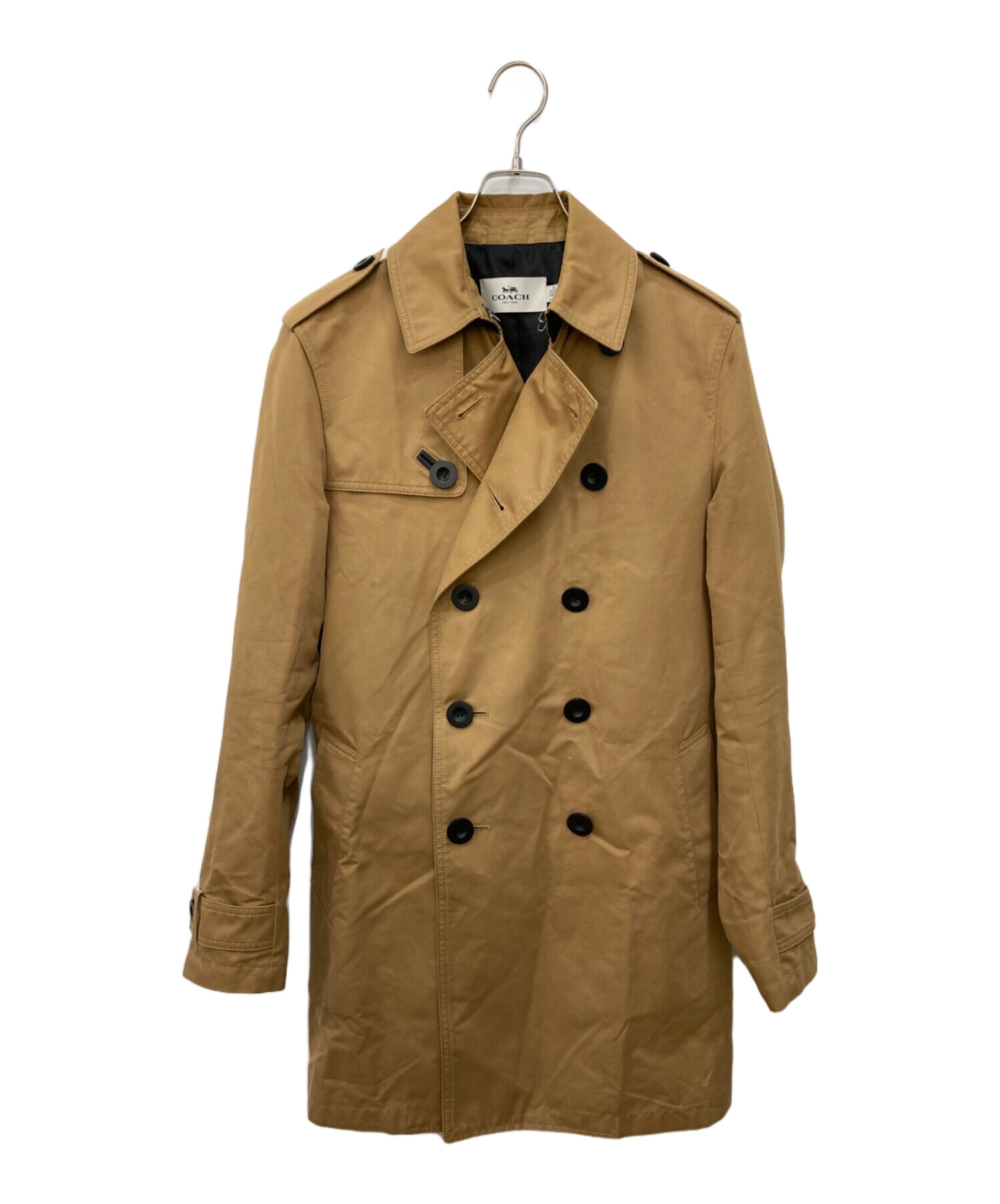 中古・古着通販】COACH (コーチ) トレンチコート ベージュ サイズ:XS