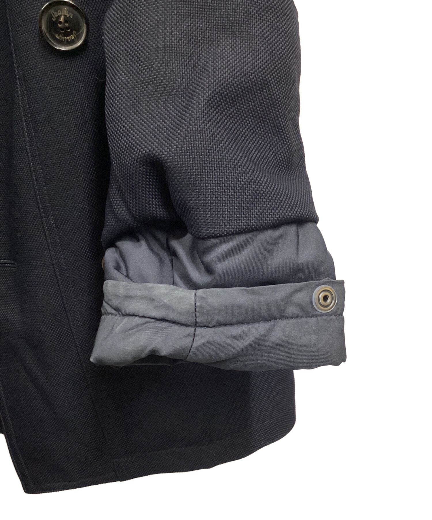 中古・古着通販】Sealup (シーラップ) ジップトレンチコート ネイビー