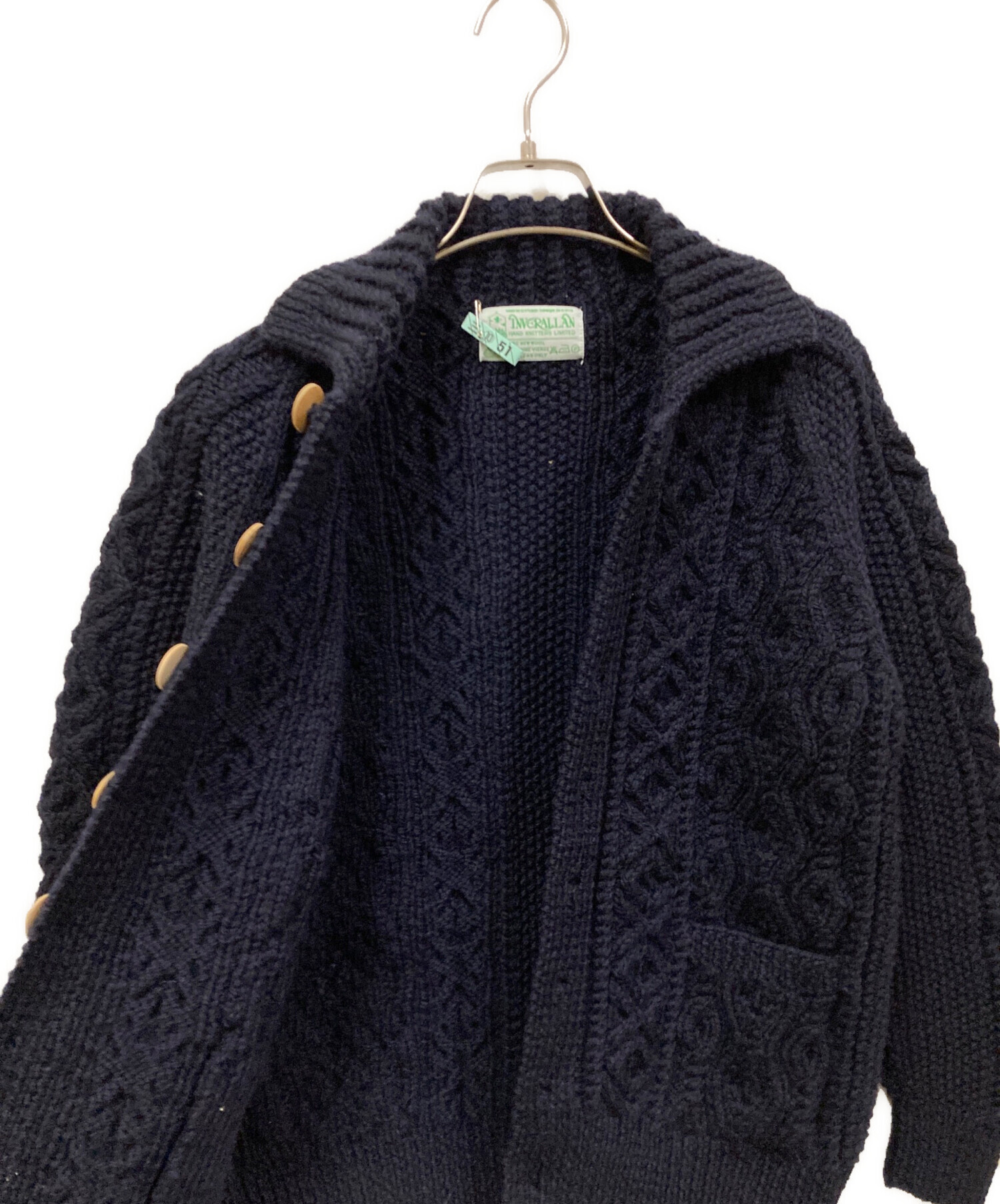 中古・古着通販】INVERALLAN (インバーアラン) ケーブルニット