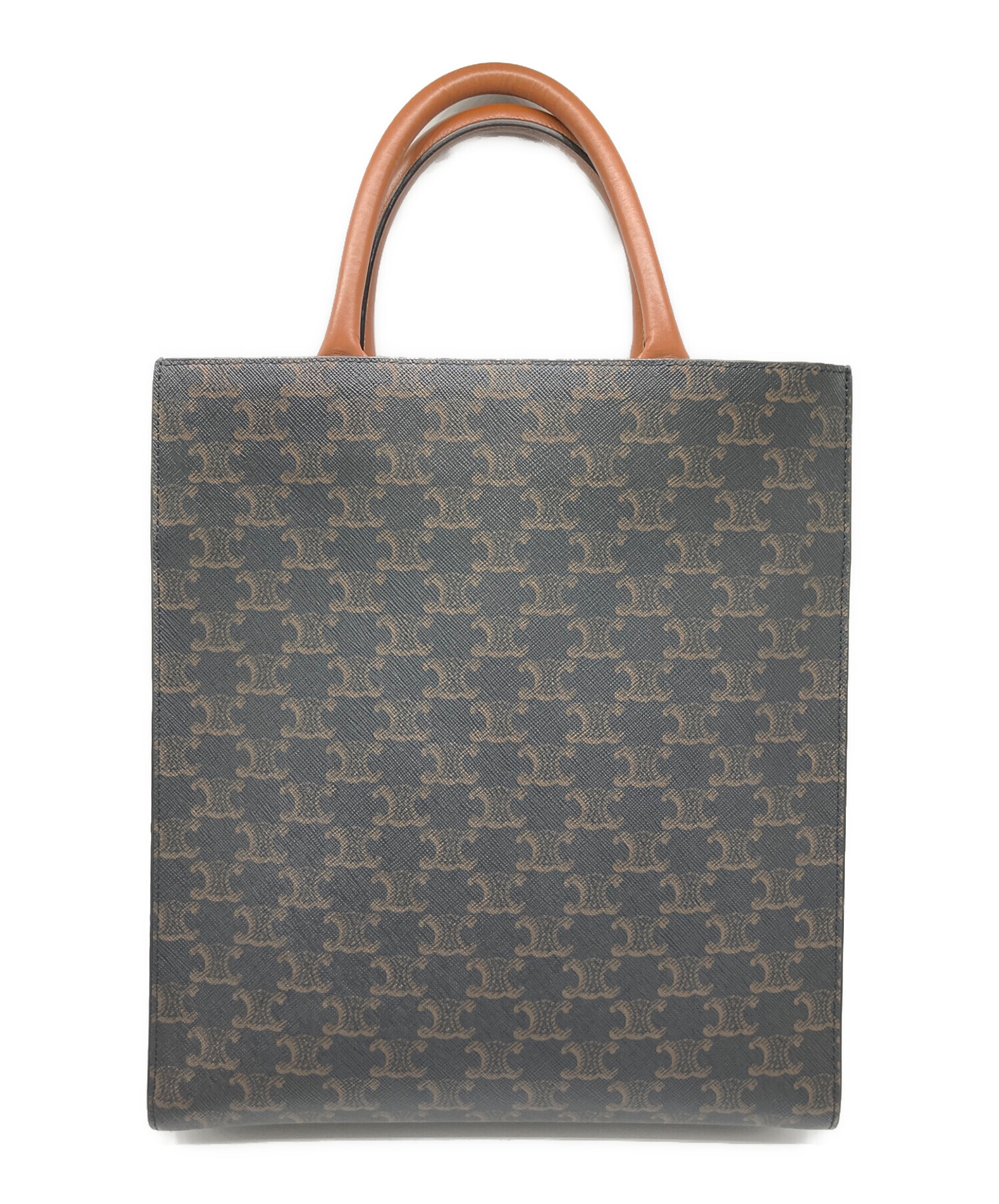 中古・古着通販】CELINE (セリーヌ) トートバッグ ブラック×ブラウン