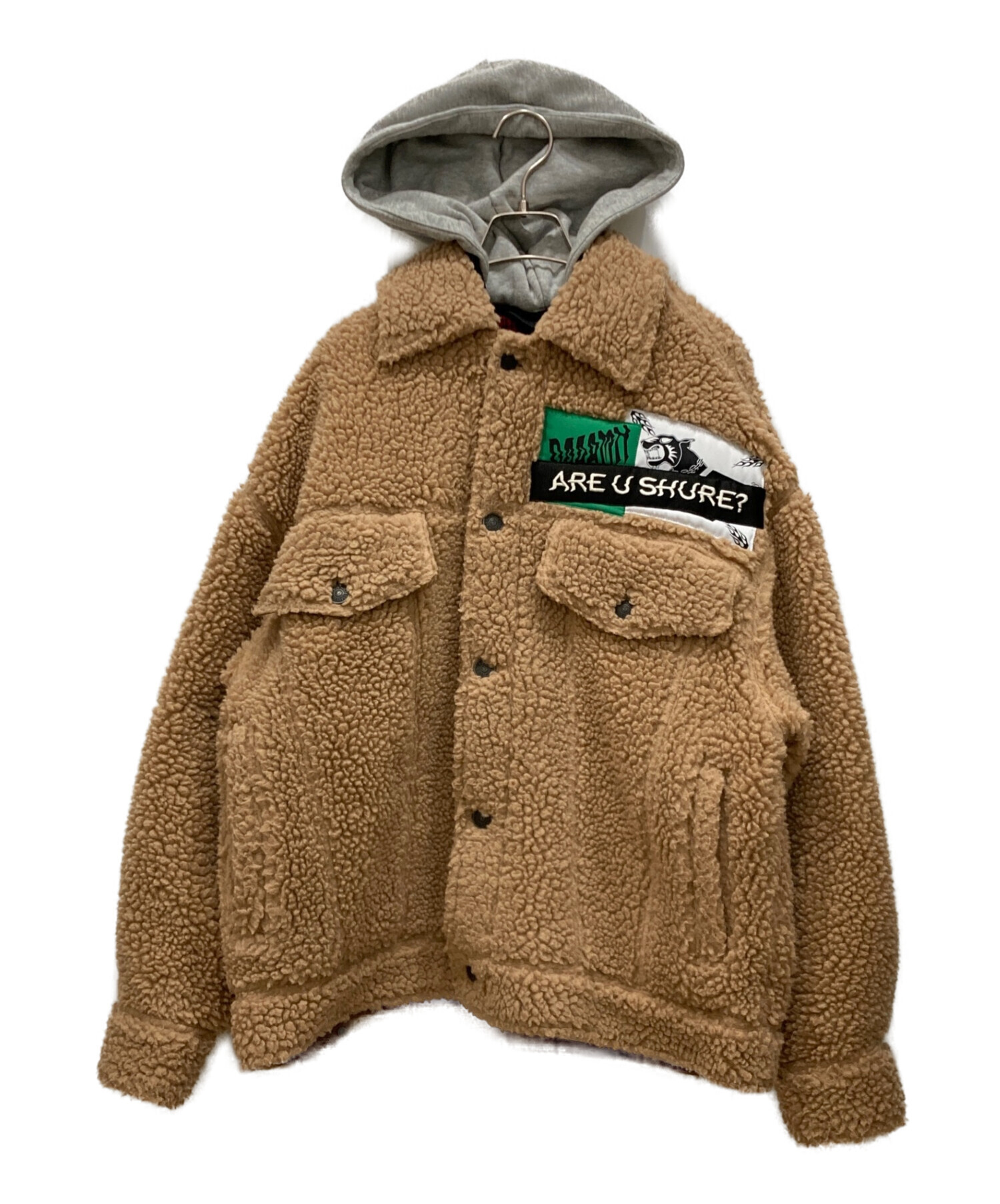 中古・古着通販】DIESEL (ディーゼル) ボアジャケット A00558 ブラウン