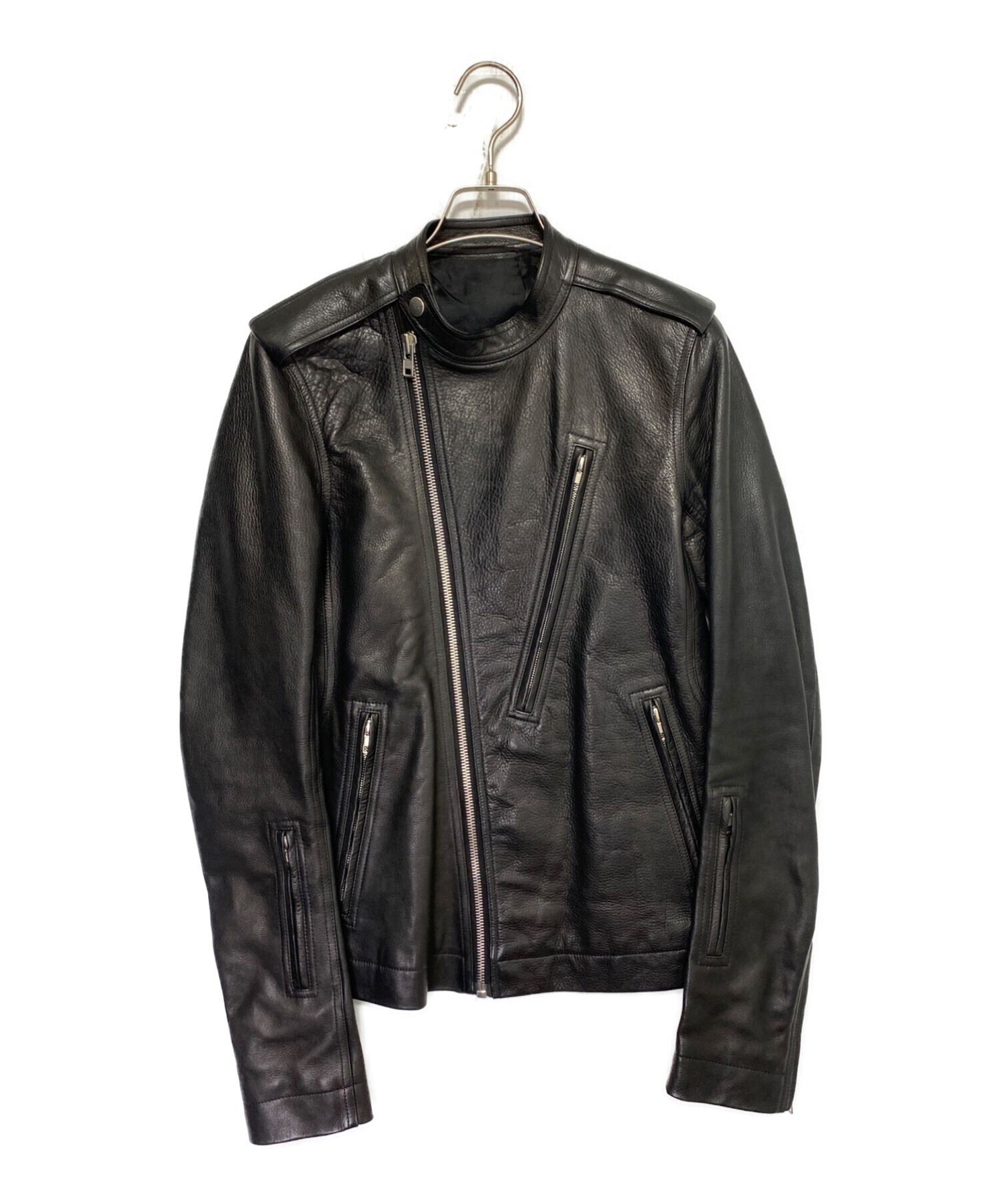 中古・古着通販】RICK OWENS (リック オウエンス) レザーライダース