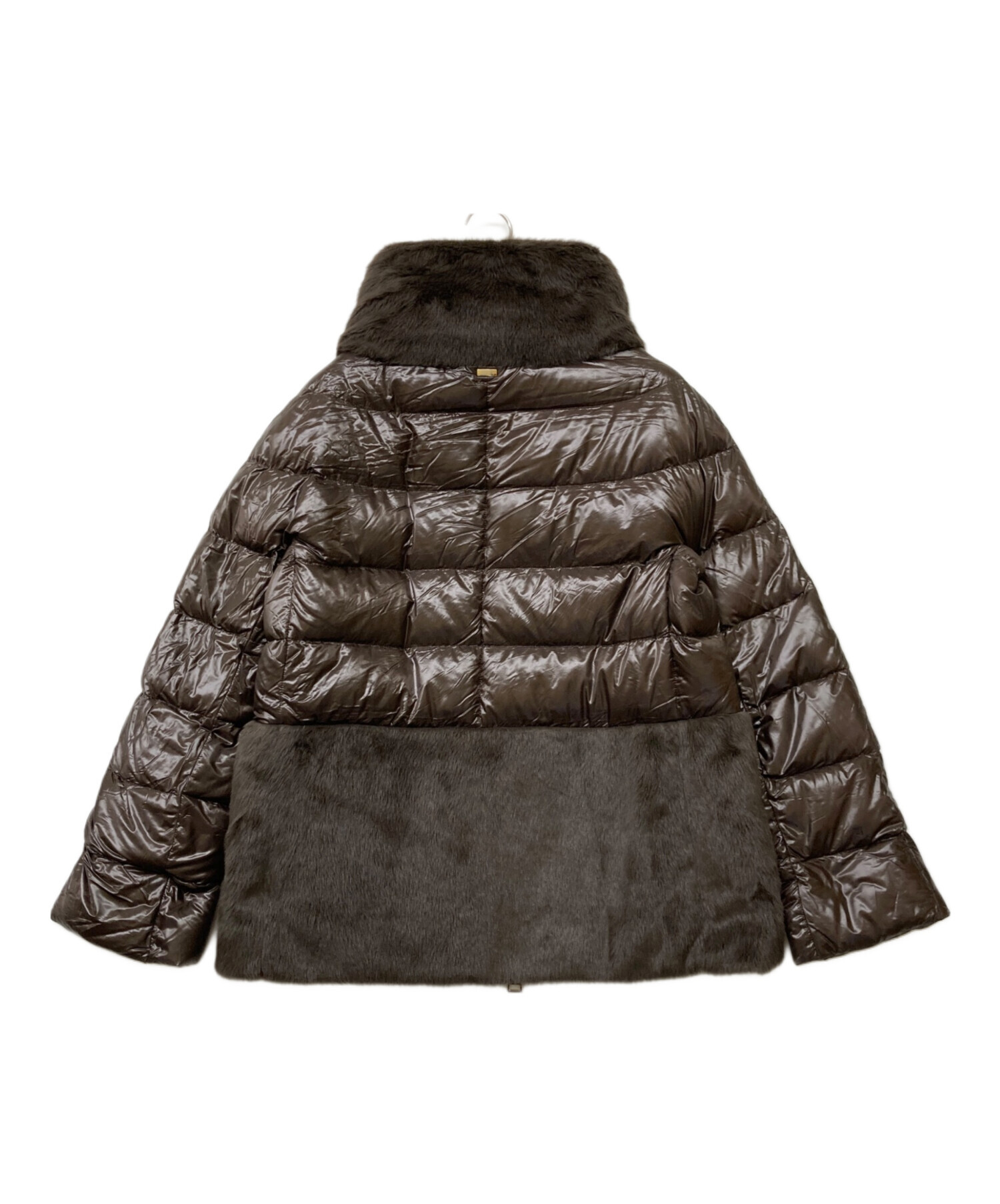 中古・古着通販】HERNO (ヘルノ) エコファー切替 ダウンジャケット