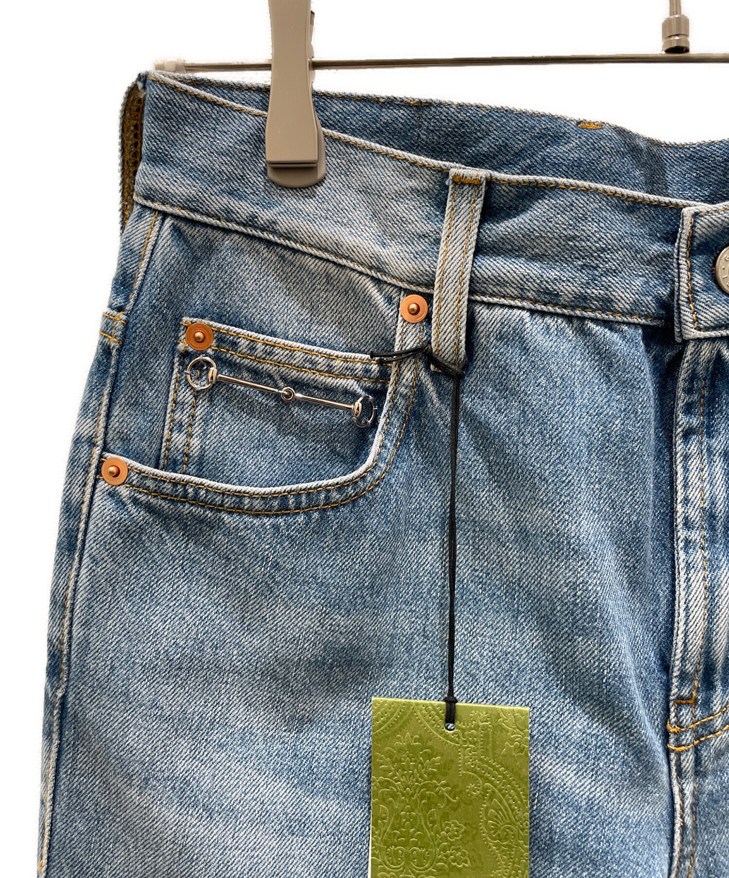 中古・古着通販】GUCCI (グッチ) ホースビットデニムパンツ インディゴ