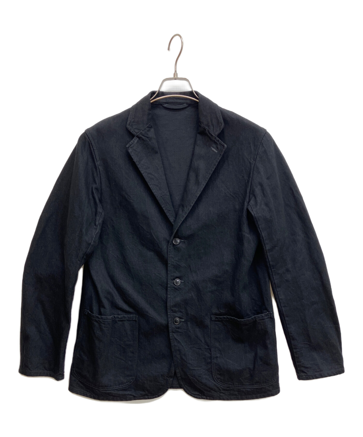 中古・古着通販】COMOLI (コモリ) デニムジャケット ブラック サイズ:2