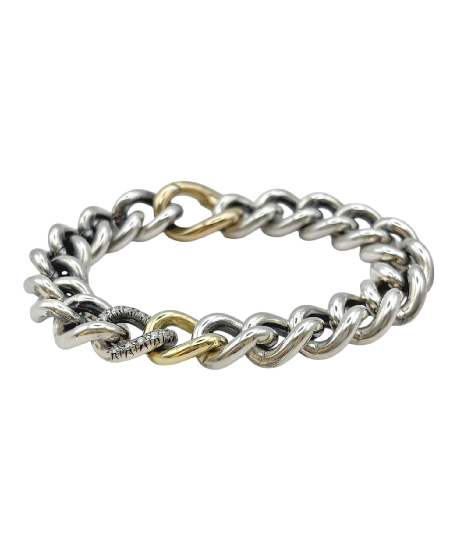 中古・古着通販】hum (ハム) HUMETE CHAIN BRACELET ダイヤモンド