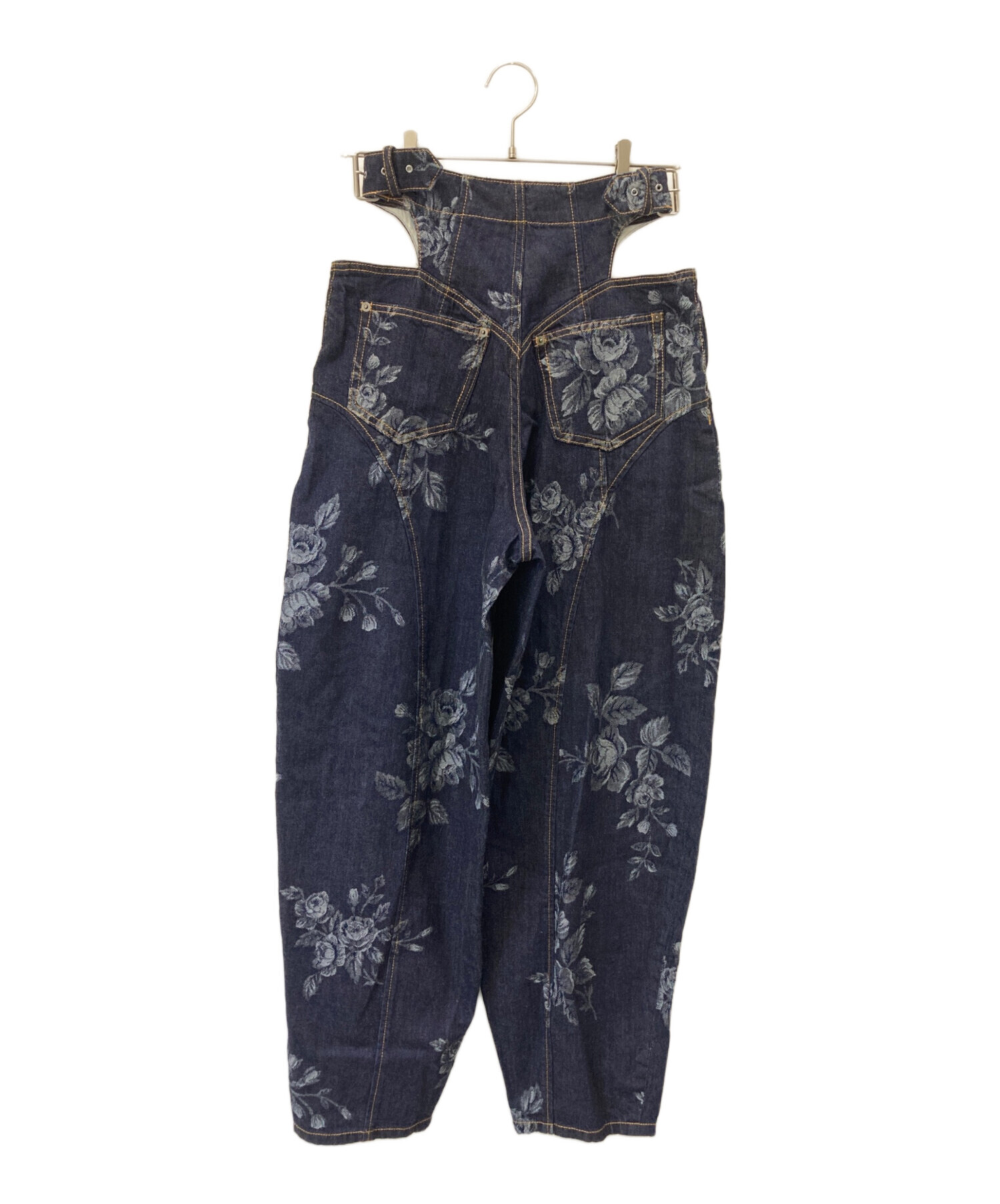 中古・古着通販】FETICO (フェティコ) ROSE DENIM HIGH-WAIST JEANS