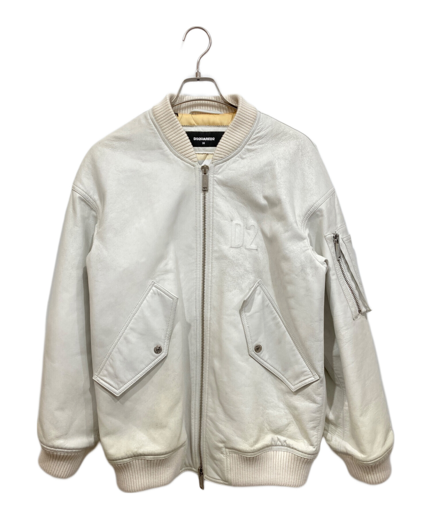 中古・古着通販】DSQUARED2 (ディースクエアード) レザーオーバー