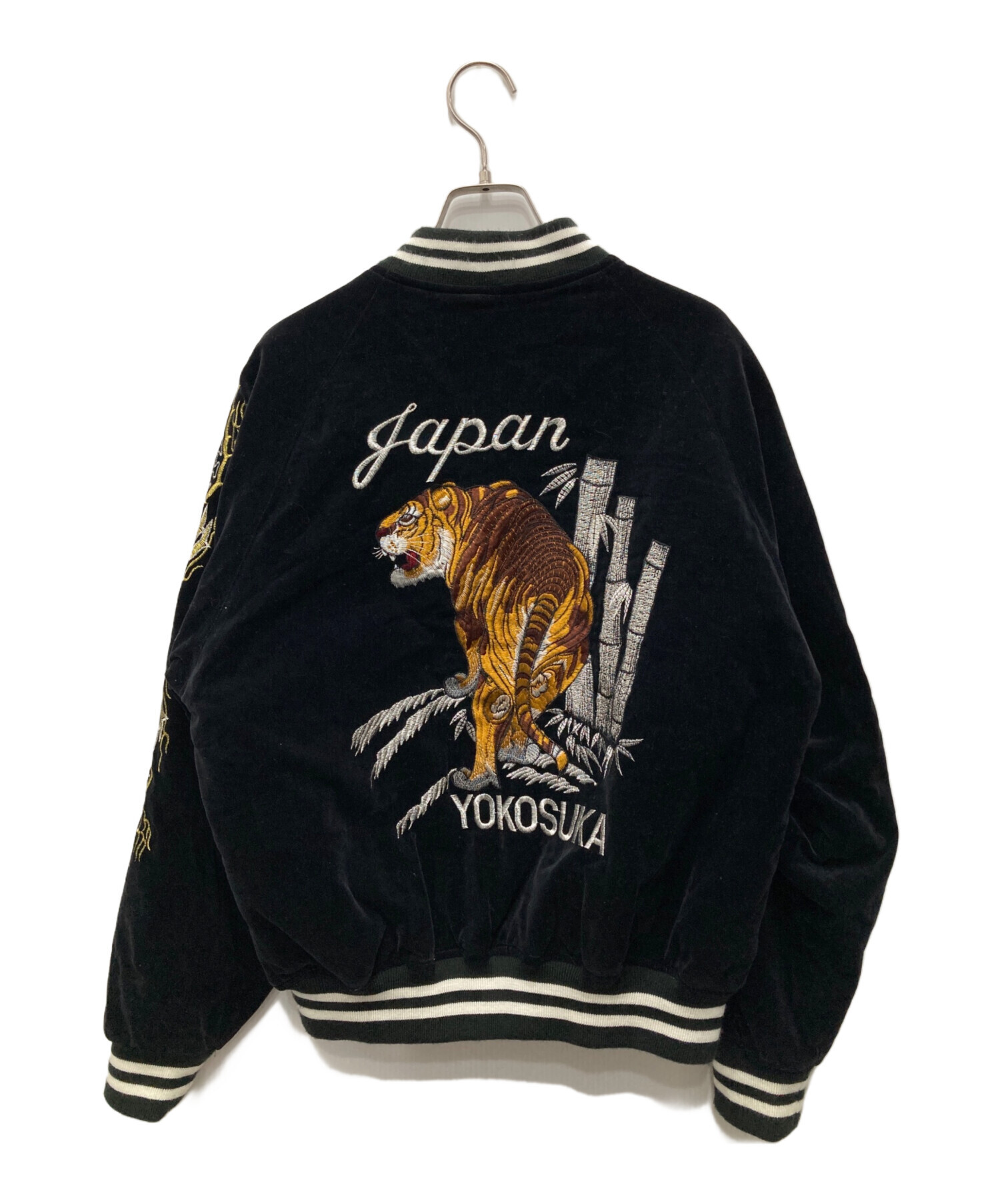 中古・古着通販】Hoshihime (ホシヒメ) ベロアスカジャン ブラック