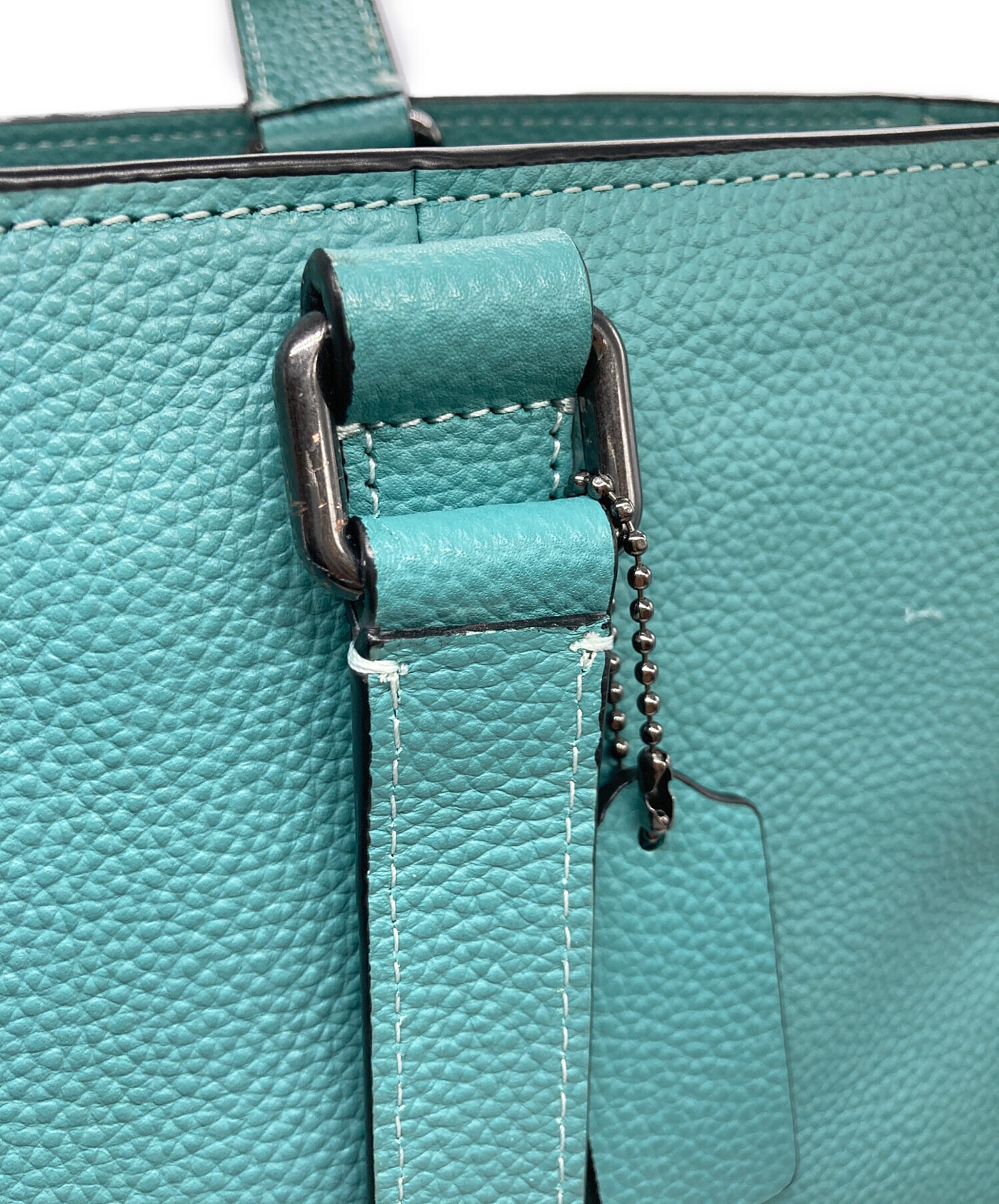 中古・古着通販】COACH (コーチ) ハドソンダブルハンドルトート ブルー