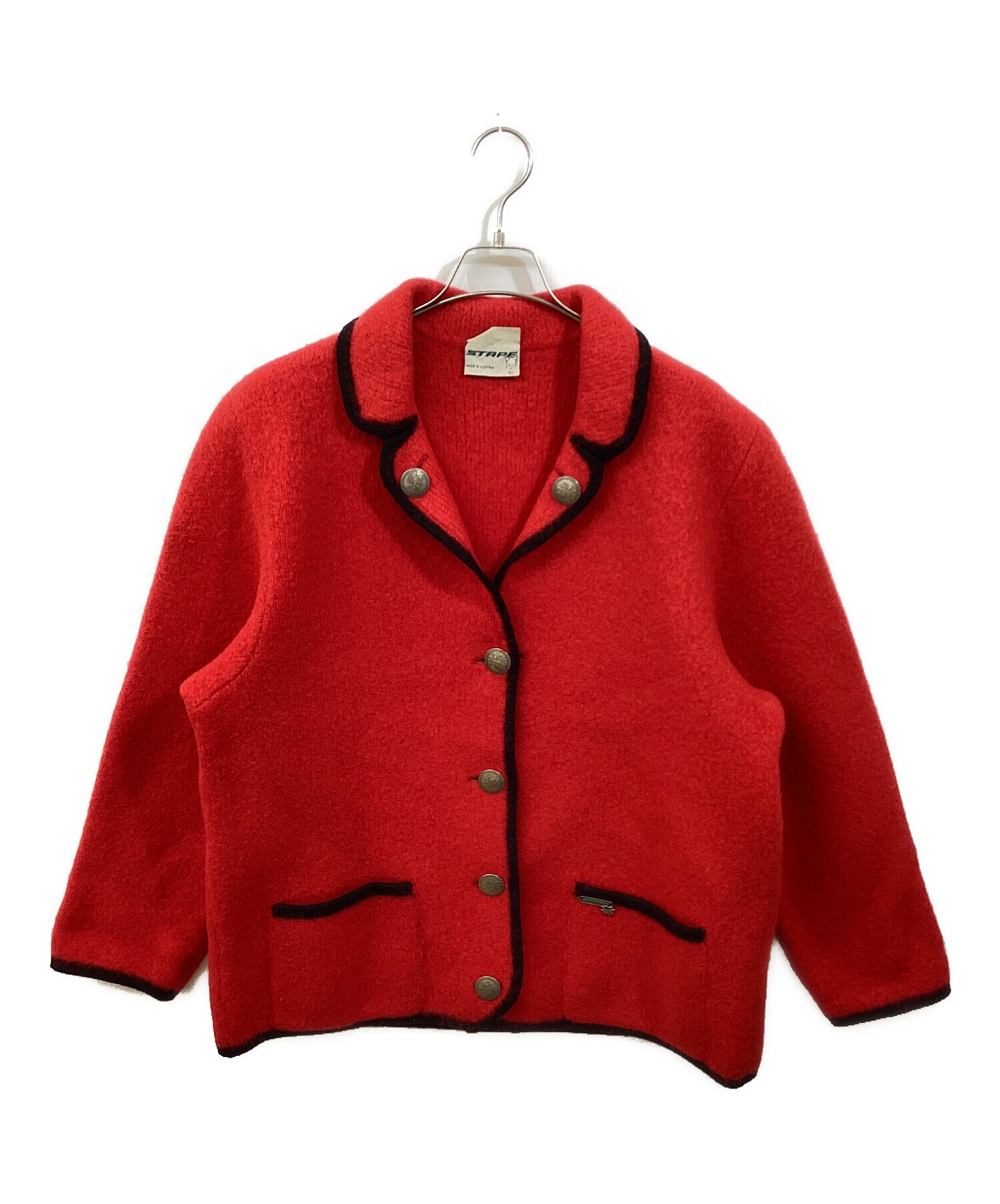 中古・古着通販】STAPF (シュタップ) チロリアンジャケット レッド