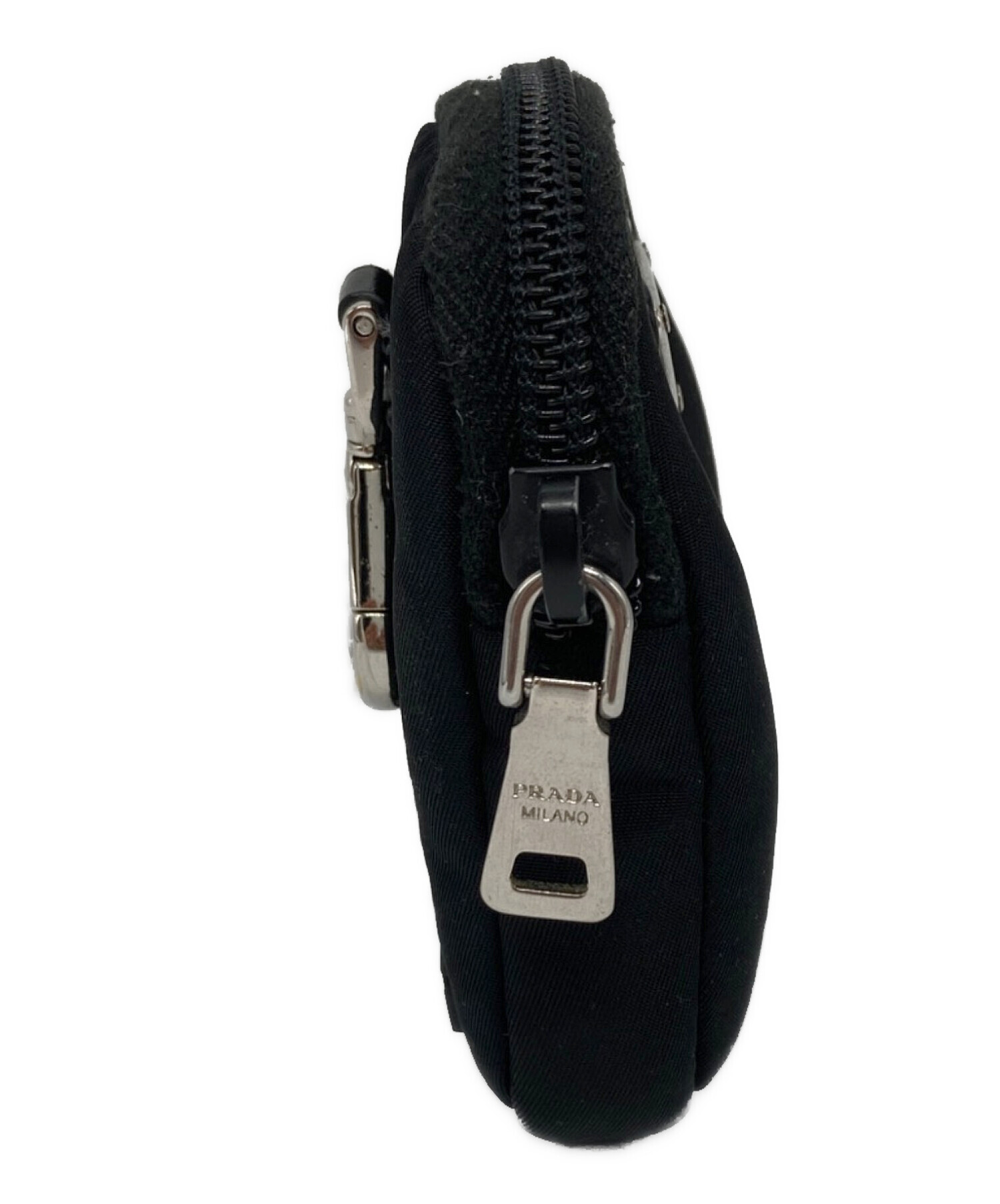 中古・古着通販】PRADA (プラダ) Re-Nylonミニポーチ ブラック