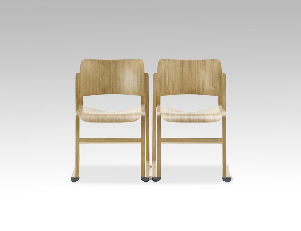 Howe Wood Stacking Chair From Treske