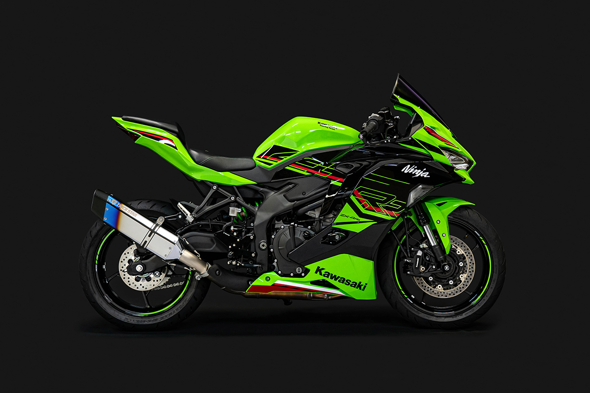 新製品情報】Ninja ZX-4RR / ZX-4R SE レーシングスリップオンマフラー